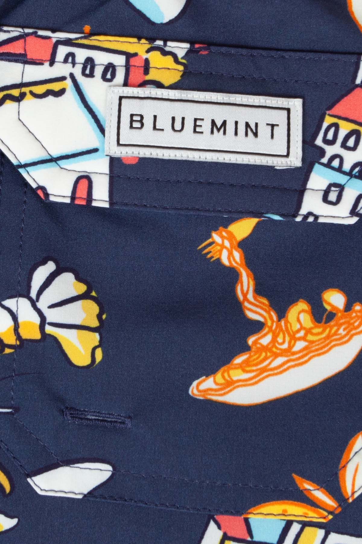 Bluemint Kids Arthus Boy Stretch Navy Spagetti Şort Mayo
