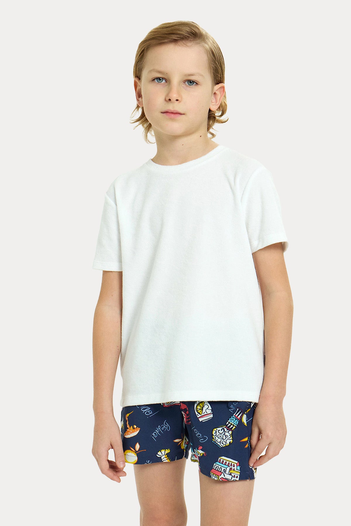 Bluemint Kids Arthus Boy Stretch Navy Spagetti Şort Mayo