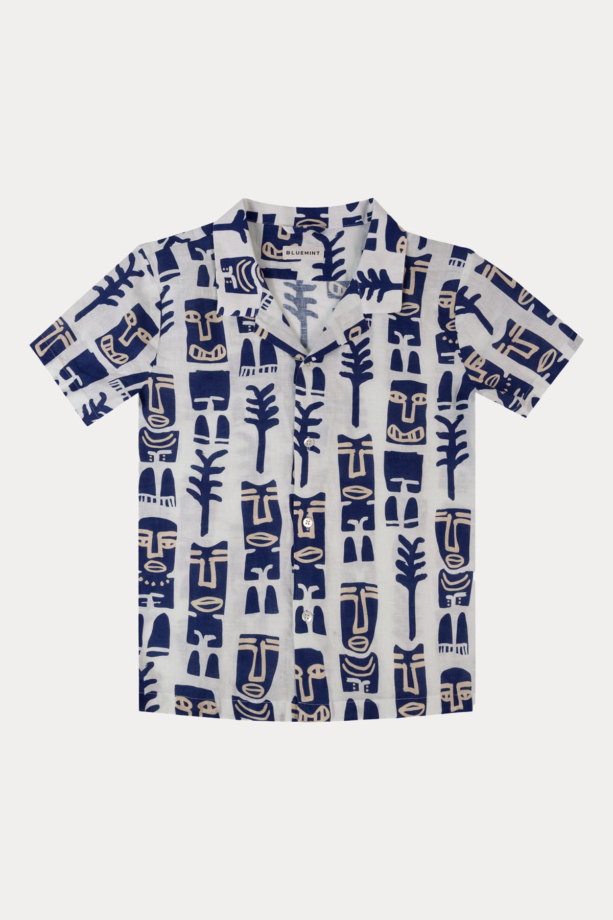 Bluemint Kids 4-8 Yaş Erkek Çocuk Peter Printed Keten Gömlek