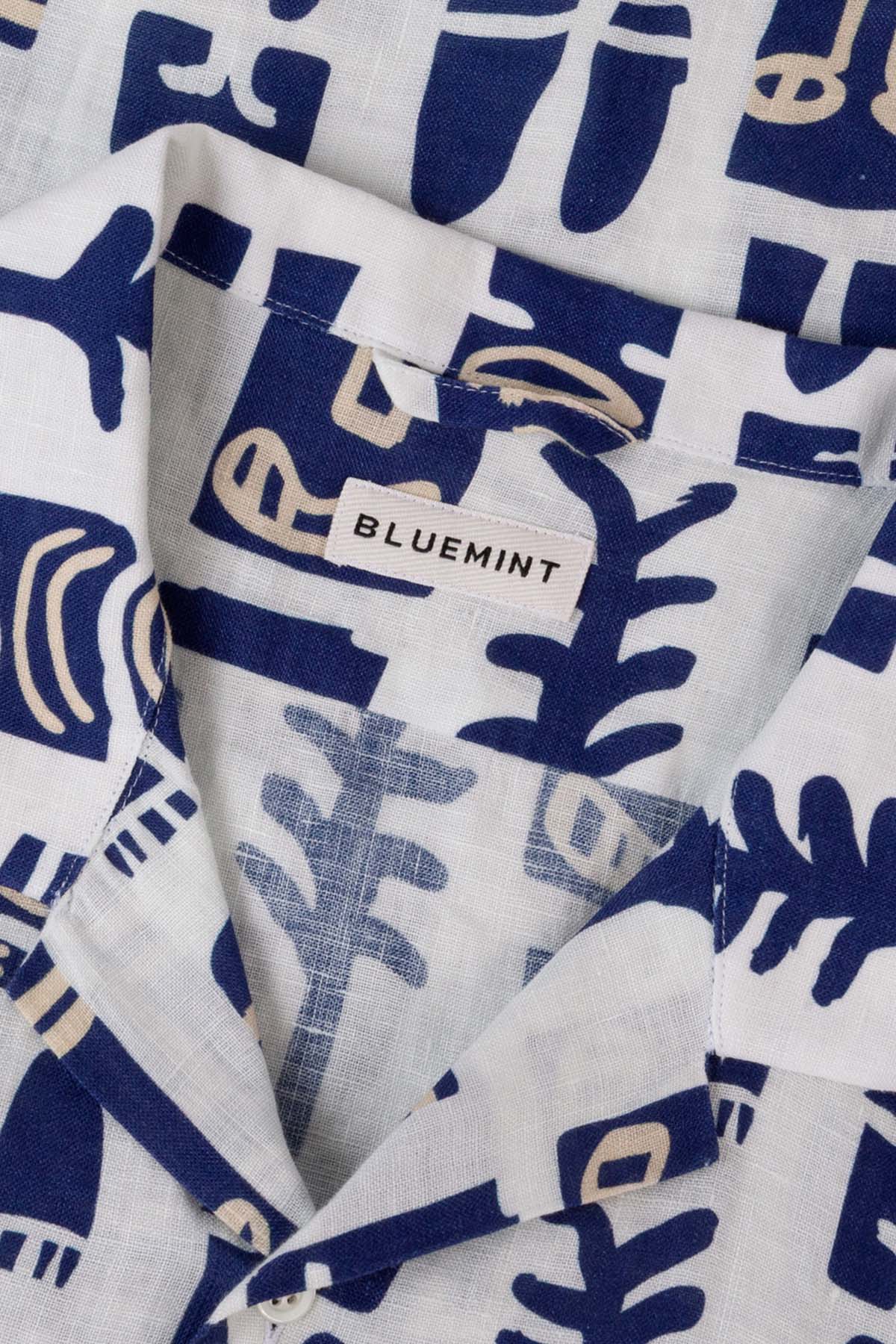 Bluemint Kids 4-8 Yaş Erkek Çocuk Peter Printed Keten Gömlek