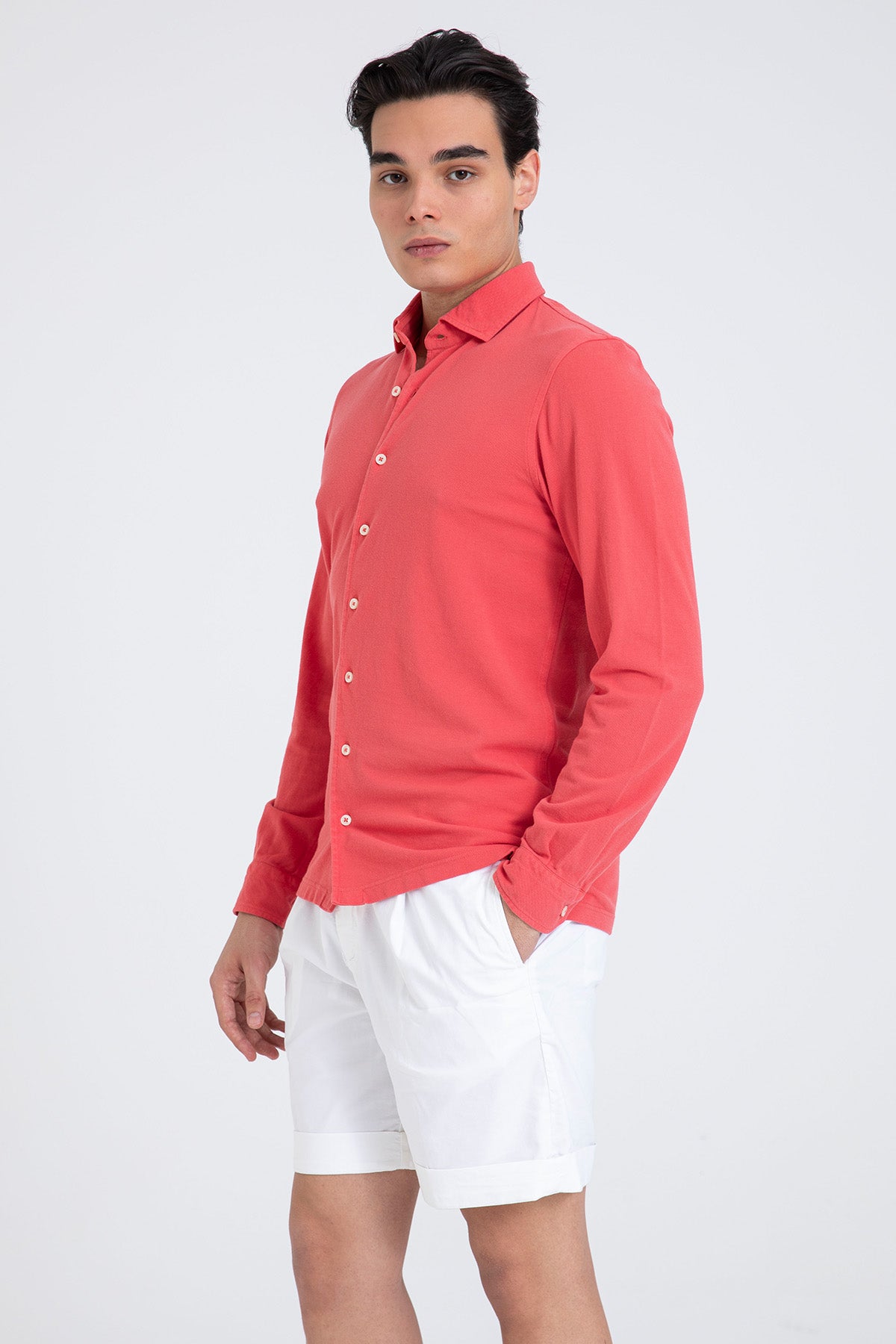 Gran Sasso Klasik Yaka T-shirt Gömlek