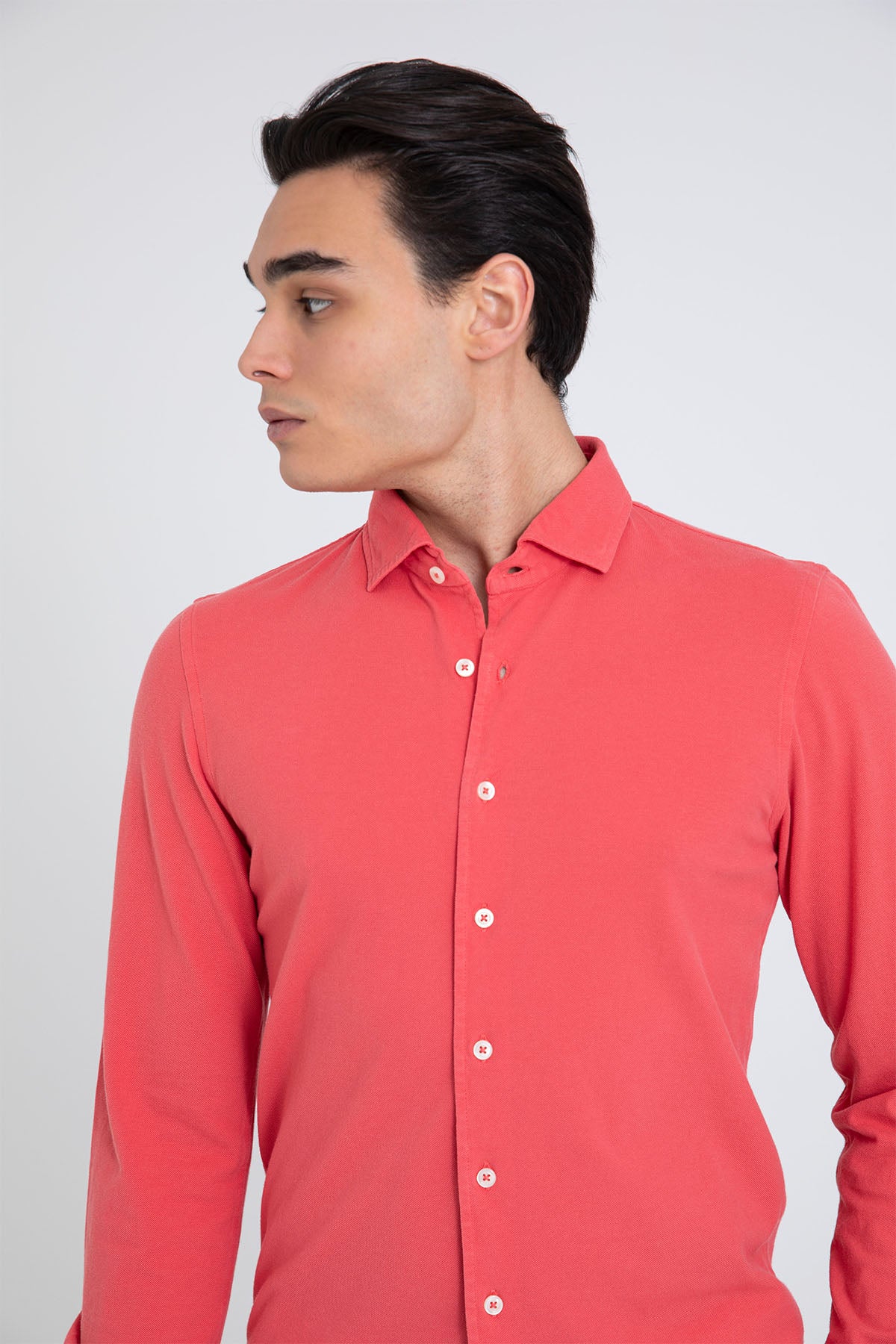 Gran Sasso Klasik Yaka T-shirt Gömlek