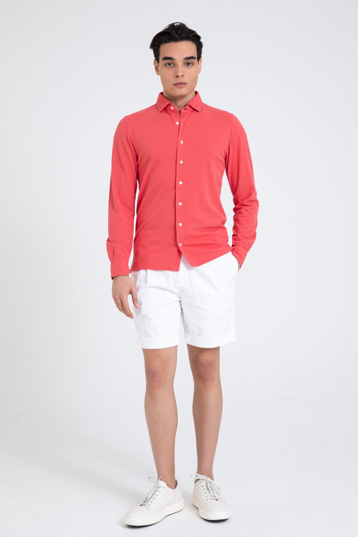 Gran Sasso Klasik Yaka T-shirt Gömlek