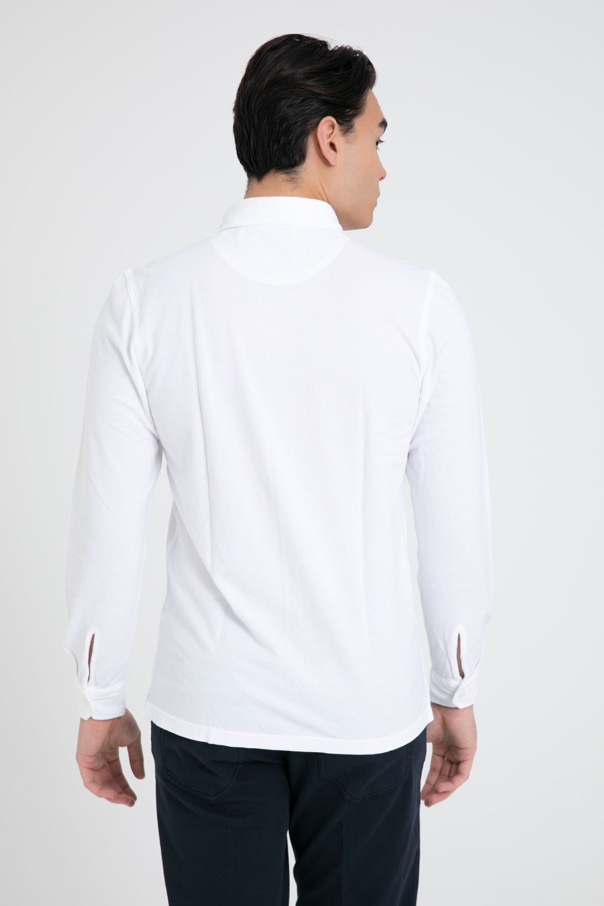 Gran Sasso Penye Kumaş Klasik Yaka Gömlek