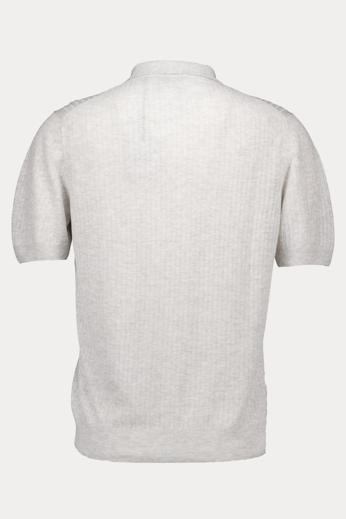 Gran Sasso Polo Yaka İnce Örgü Keten Triko