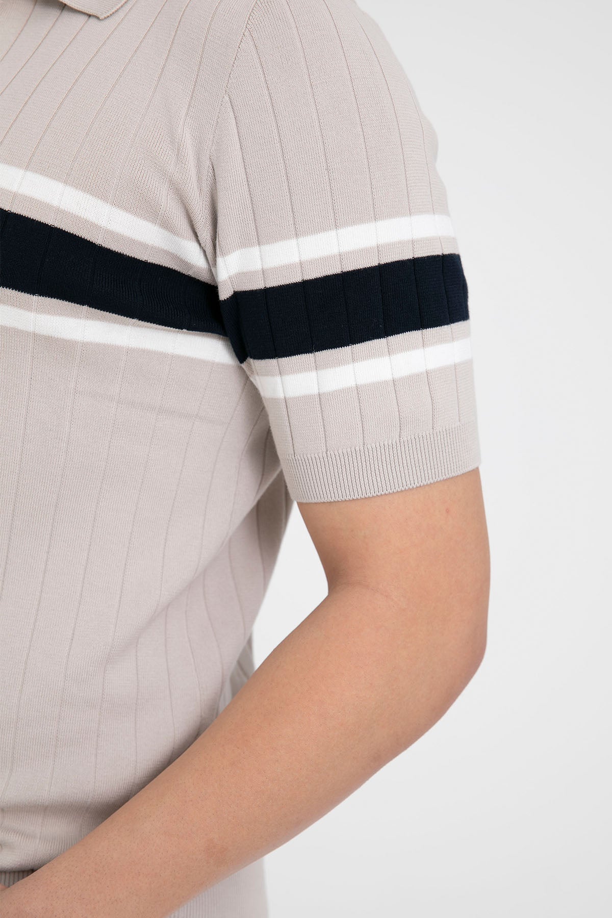 Gran Sasso Polo Yaka İnce Örgü Triko