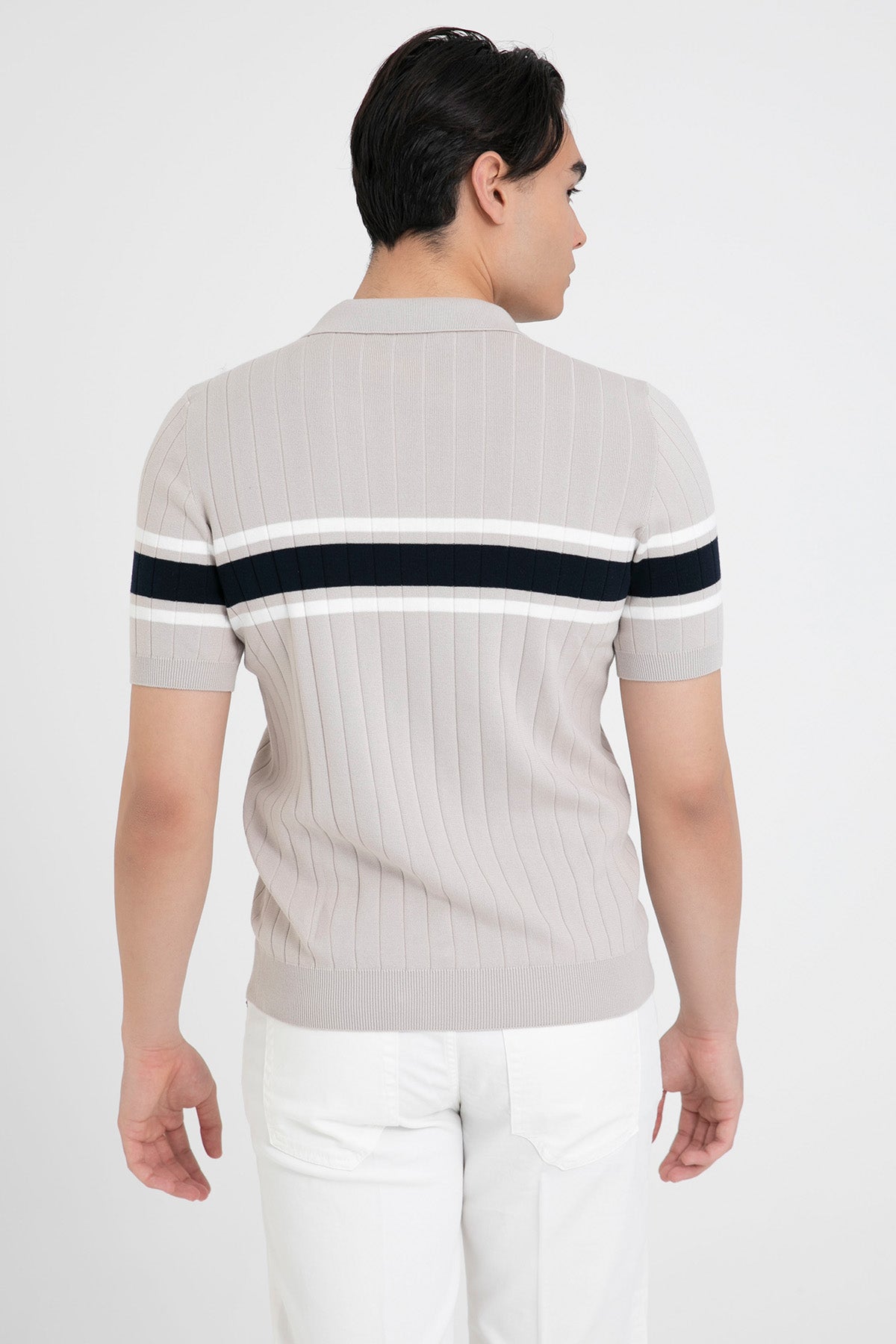 Gran Sasso Polo Yaka İnce Örgü Triko