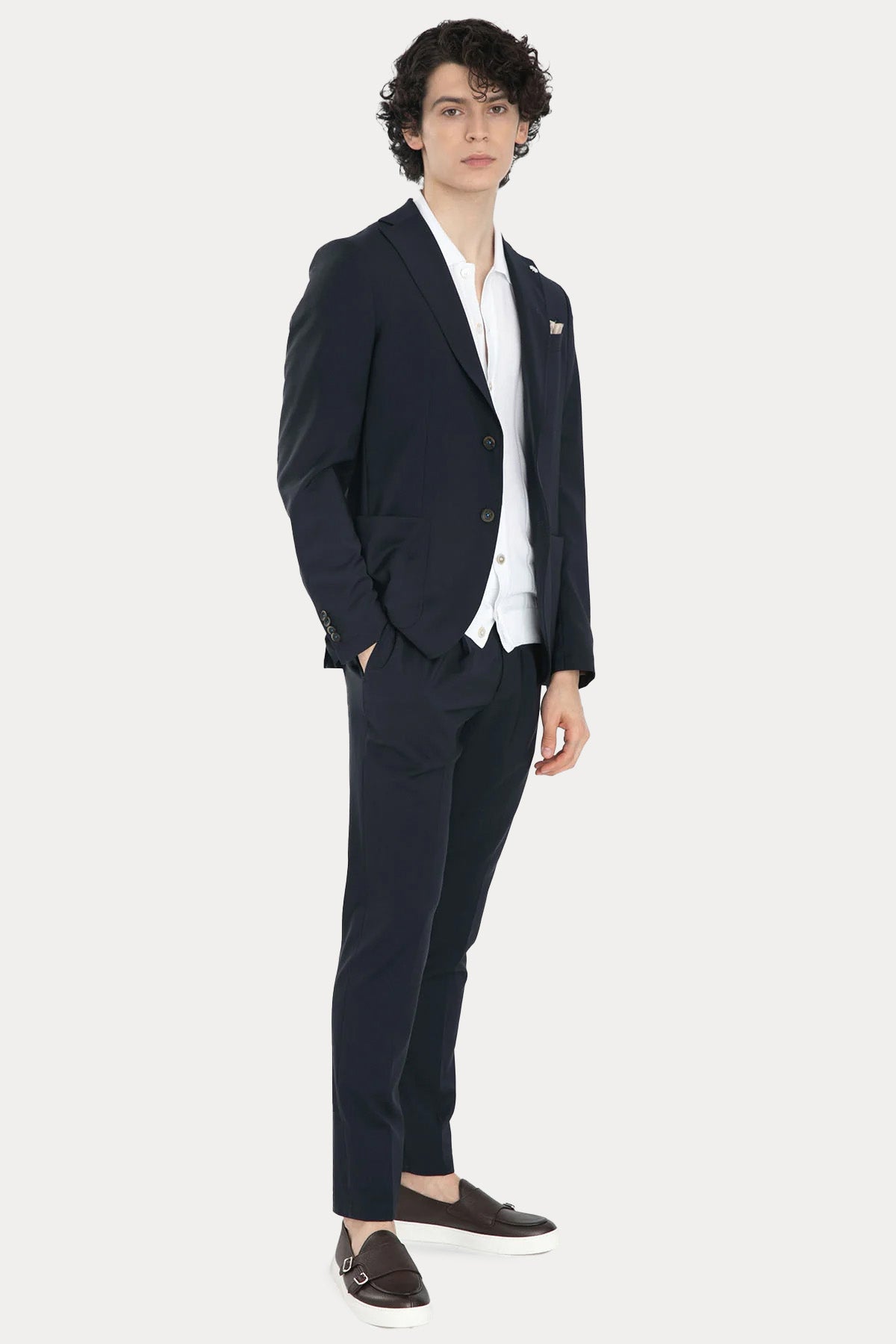 Gran Sasso İnce Örgü Triko Gömlek