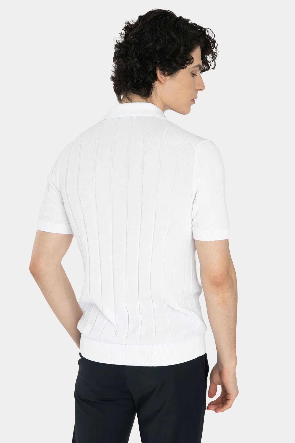 Gran Sasso İnce Örgü Triko Gömlek