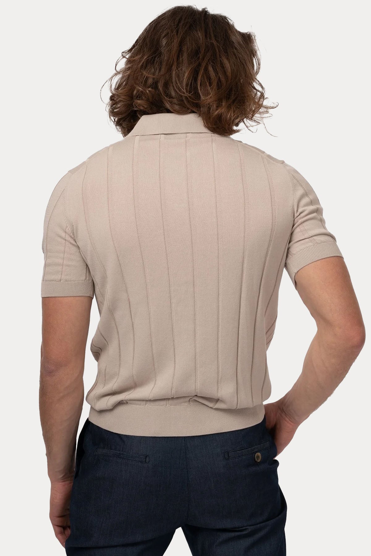 Gran Sasso İnce Örgü Triko Gömlek