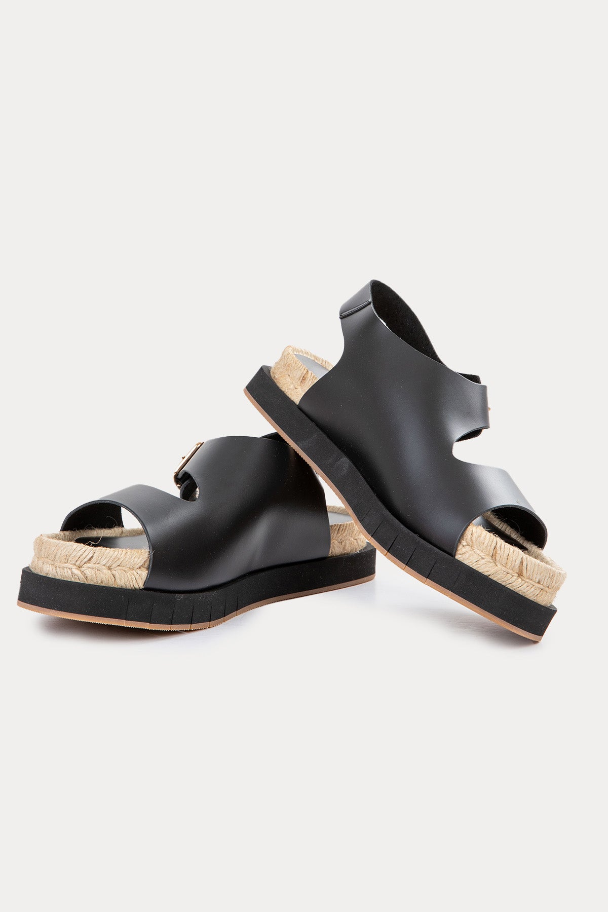 Paloma Barcelo Viola Hasır Örgülü Deri Sandalet