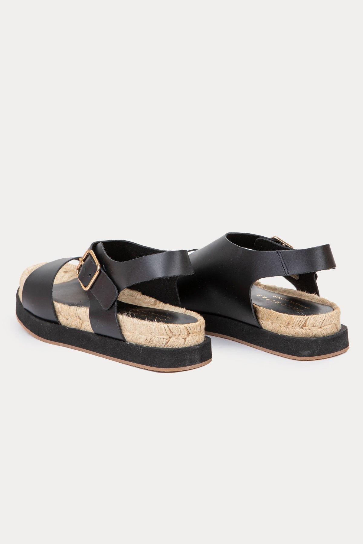 Paloma Barcelo Viola Hasır Örgülü Deri Sandalet