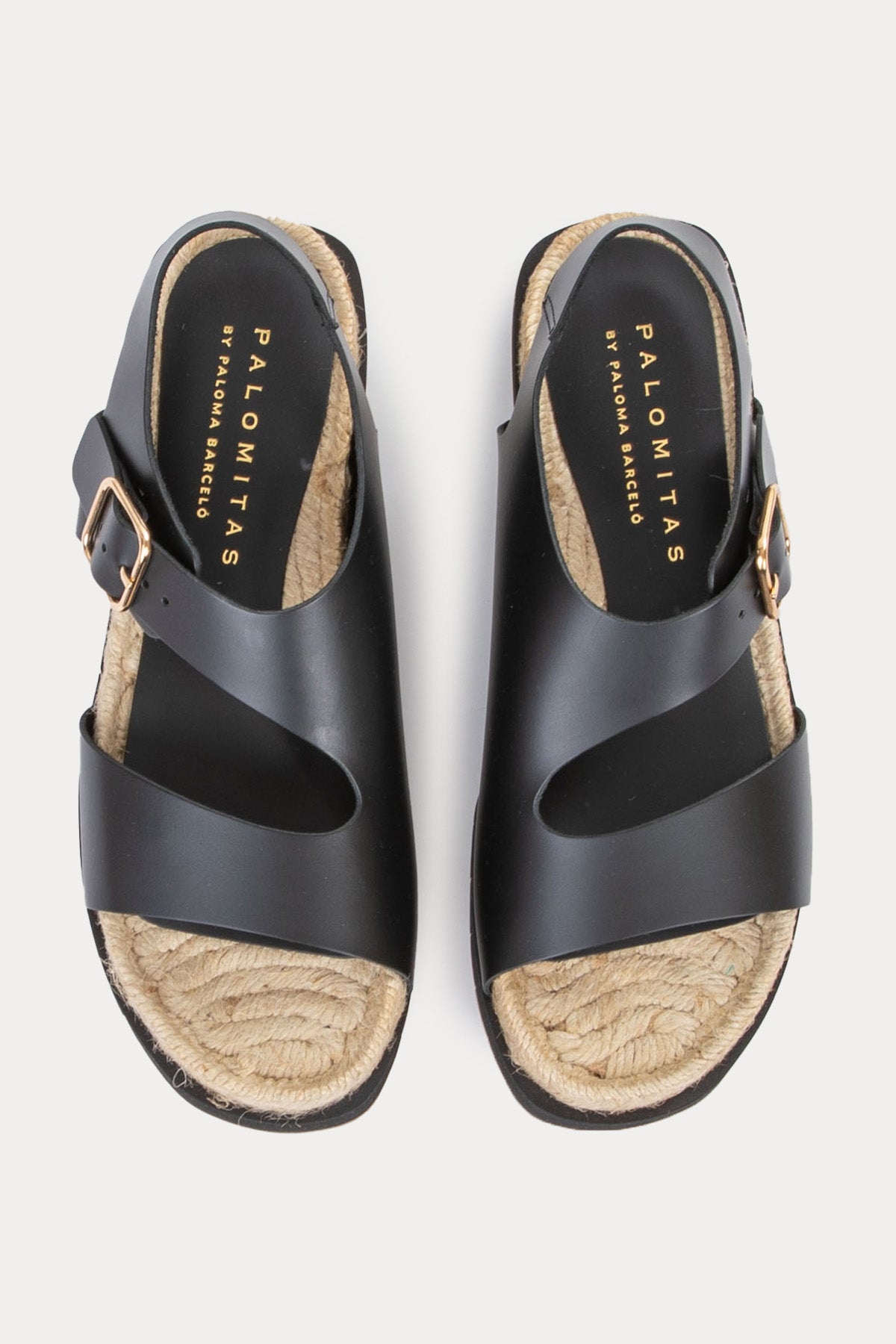 Paloma Barcelo Viola Hasır Örgülü Deri Sandalet