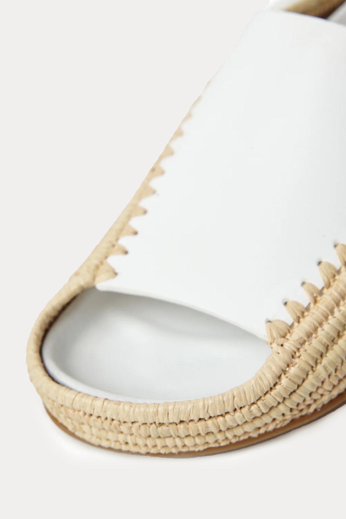 Paloma Barcelo Leo Hasır Örgülü Deri Terlik