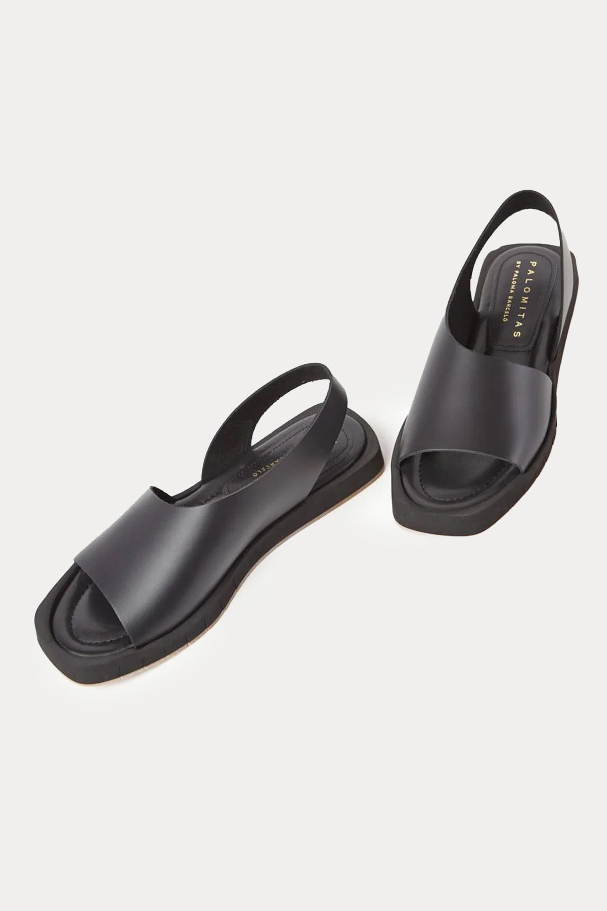 Paloma Barcelo Saddie Küt Burun Deri Sandalet