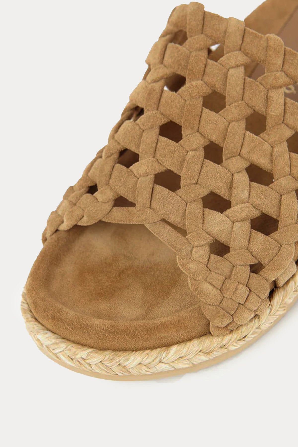 Paloma Barcelo Lena Örgü Detaylı Süet Terlik