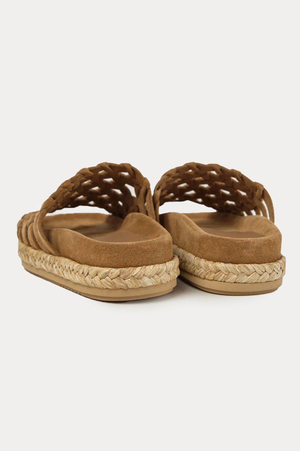 Paloma Barcelo Lena Örgü Detaylı Süet Terlik