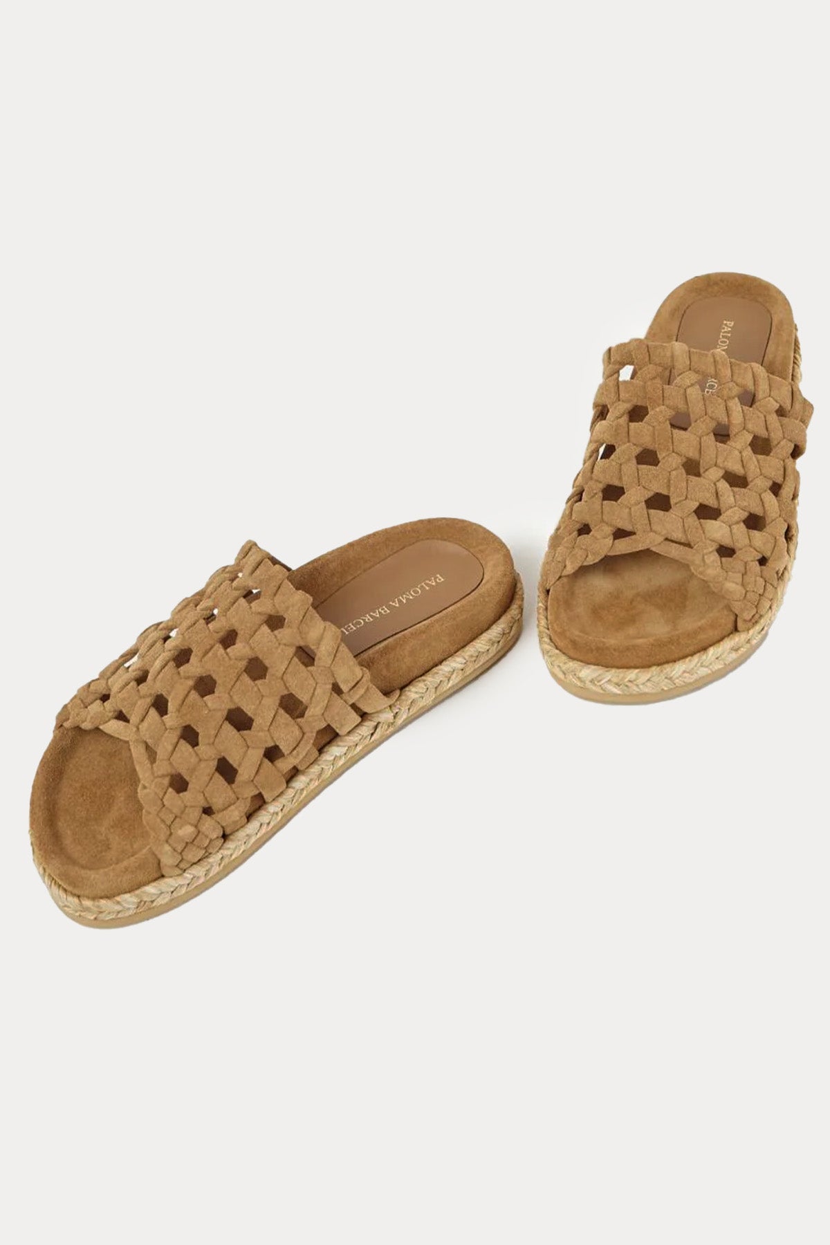 Paloma Barcelo Lena Örgü Detaylı Süet Terlik