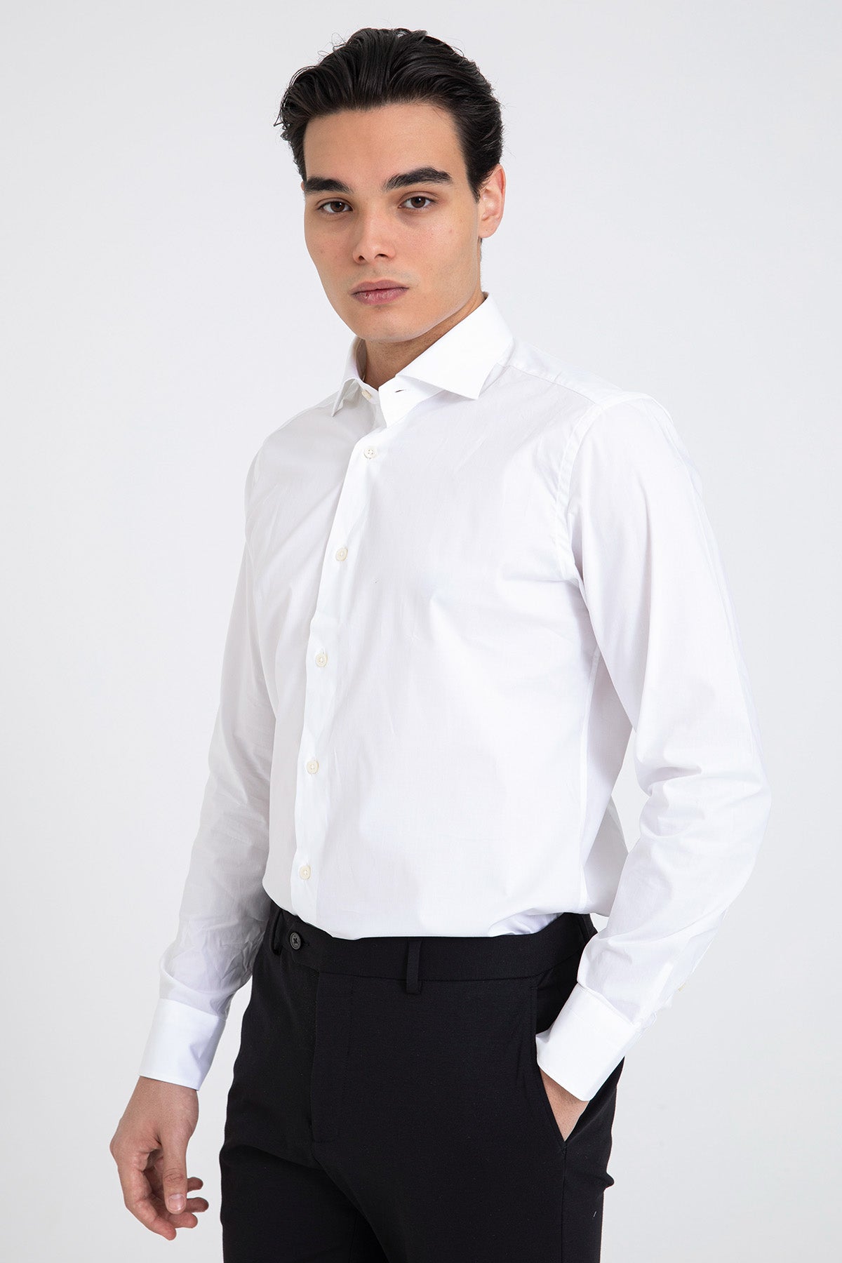 Tintoria Mattei Klasik Yaka Gömlek