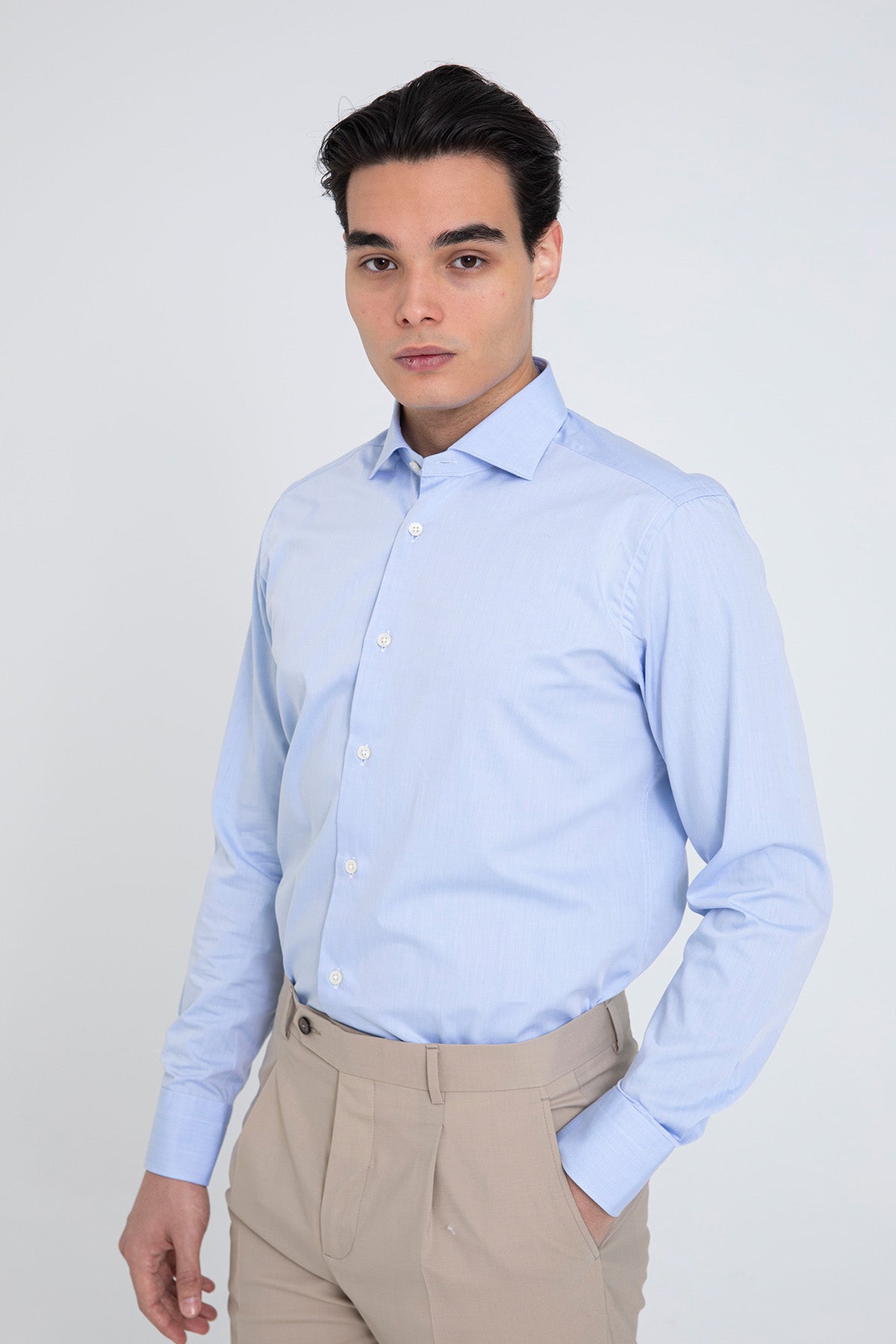 Tintoria Mattei Klasik Yaka Gömlek