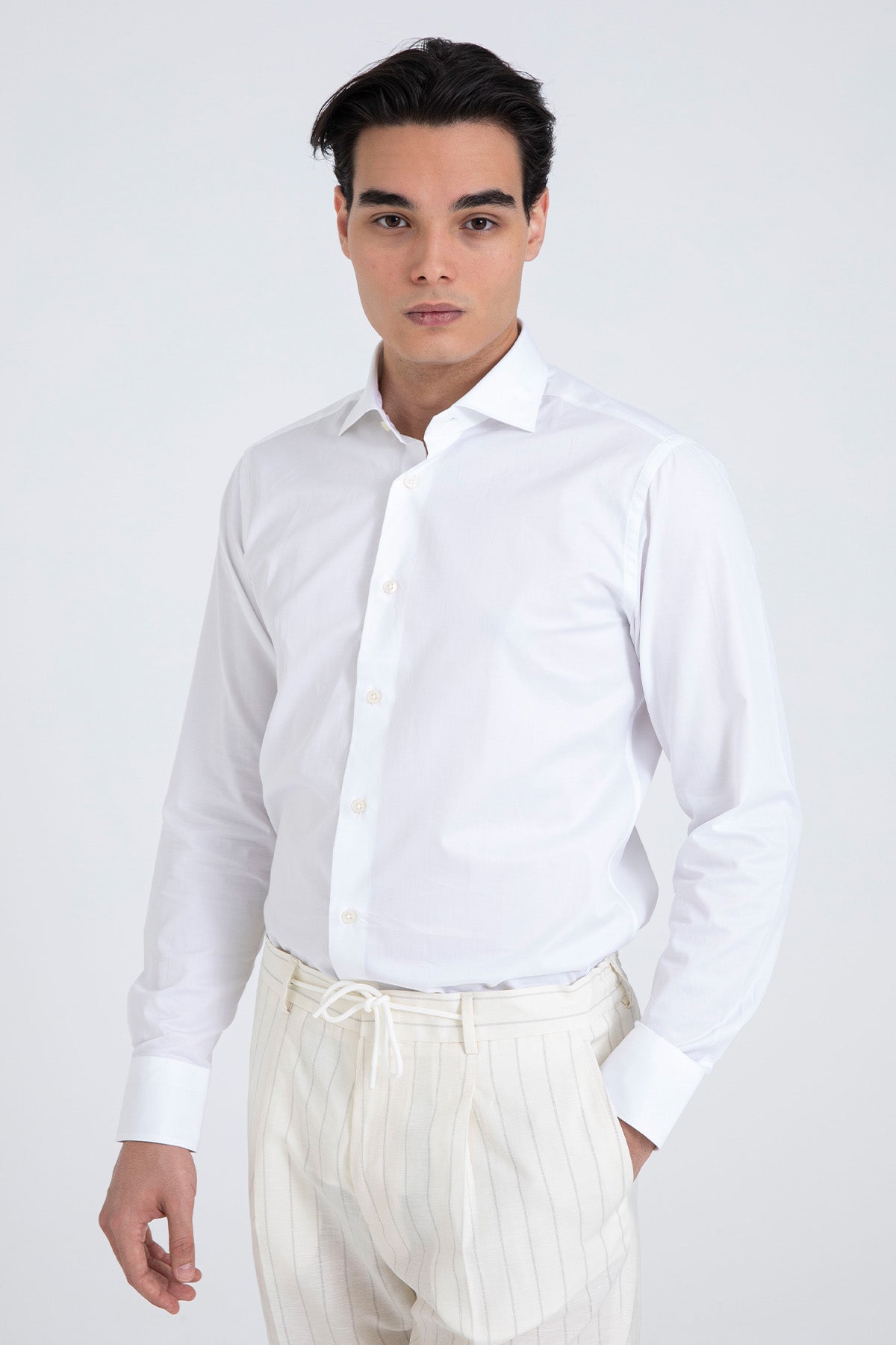 Tintoria Mattei Klasik Yaka Gömlek