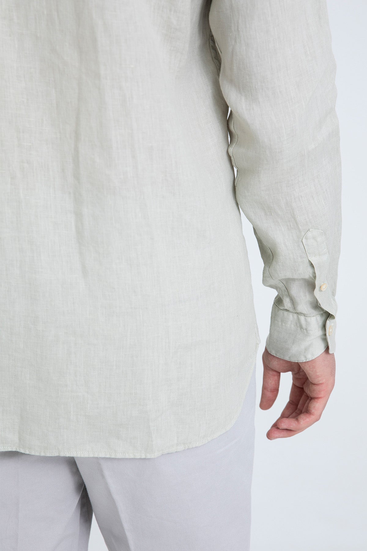 Tintoria Mattei Relaxed Fit Keten Gömlek