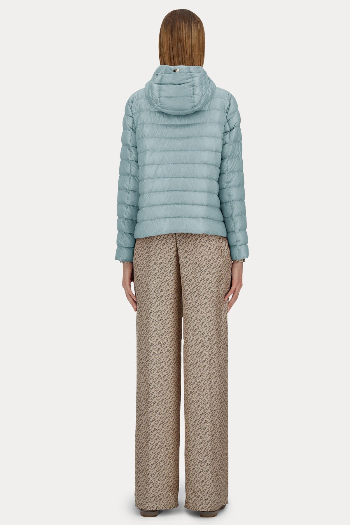 Herno Relaxed Fit Kapüşonlu Puffer Mont