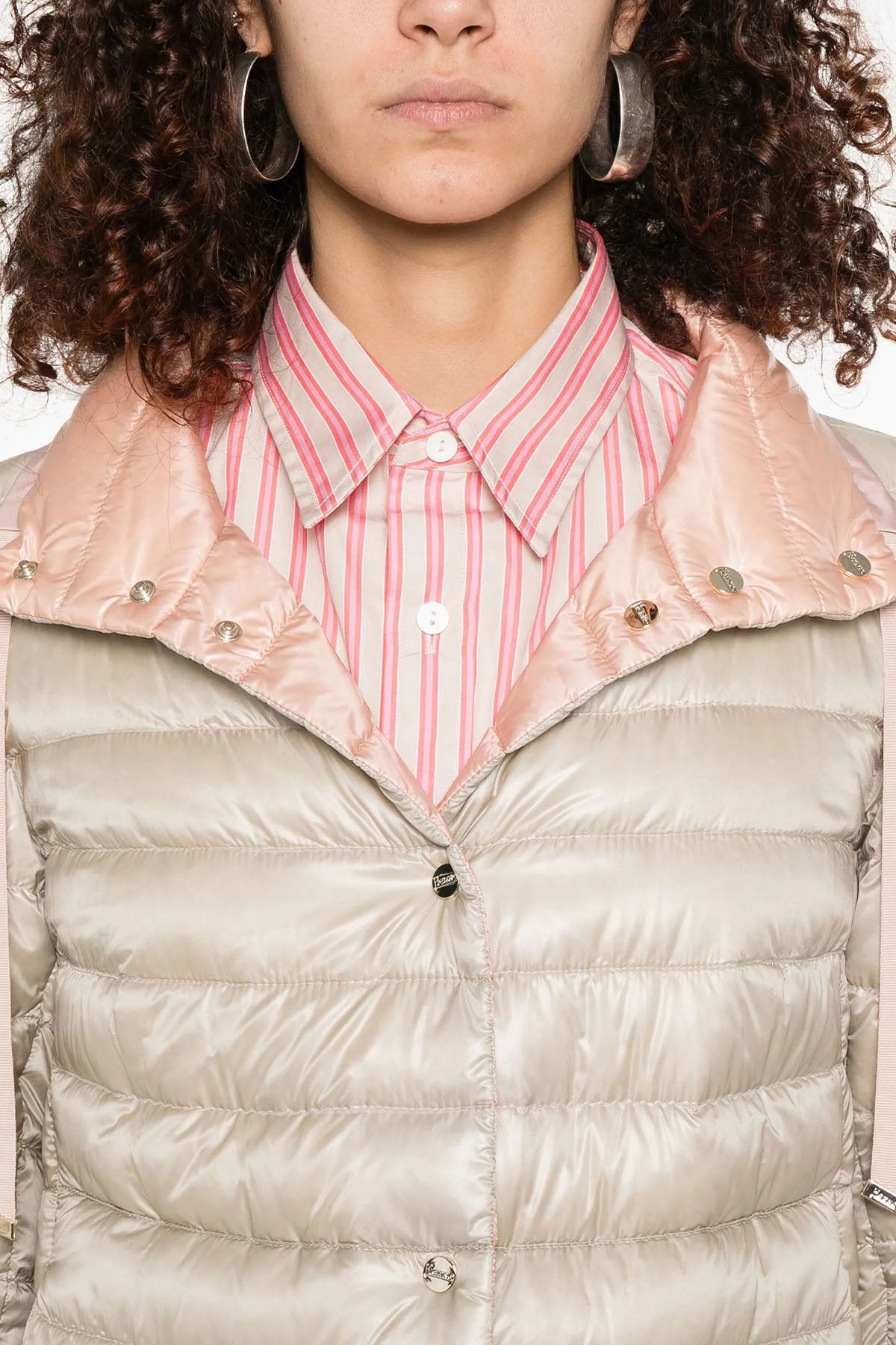 Herno Relaxed Fit Çift Taraflı Puffer Mont