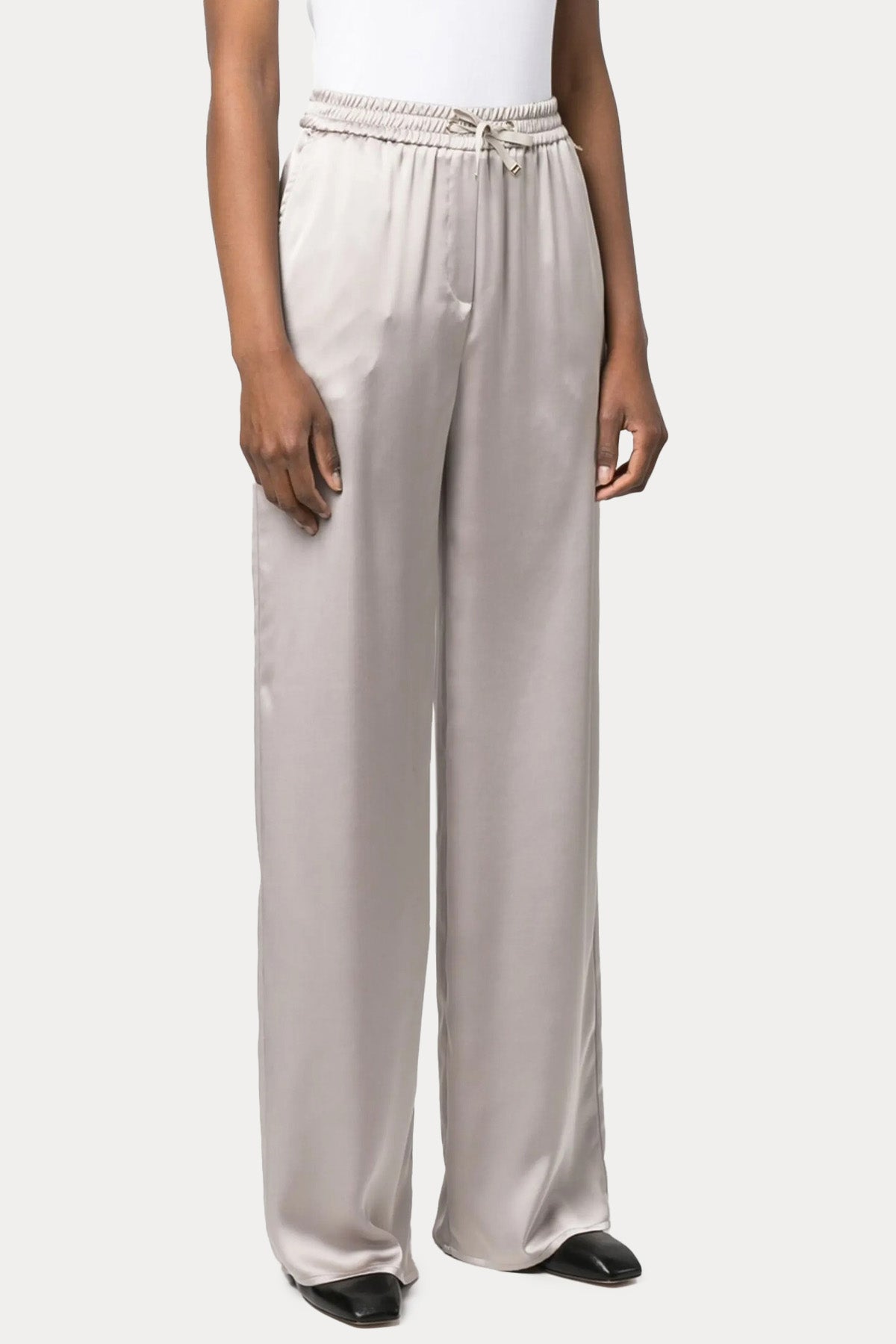 Herno Relaxed Fit Yandan Cepli Beli Lastikli Pantolon