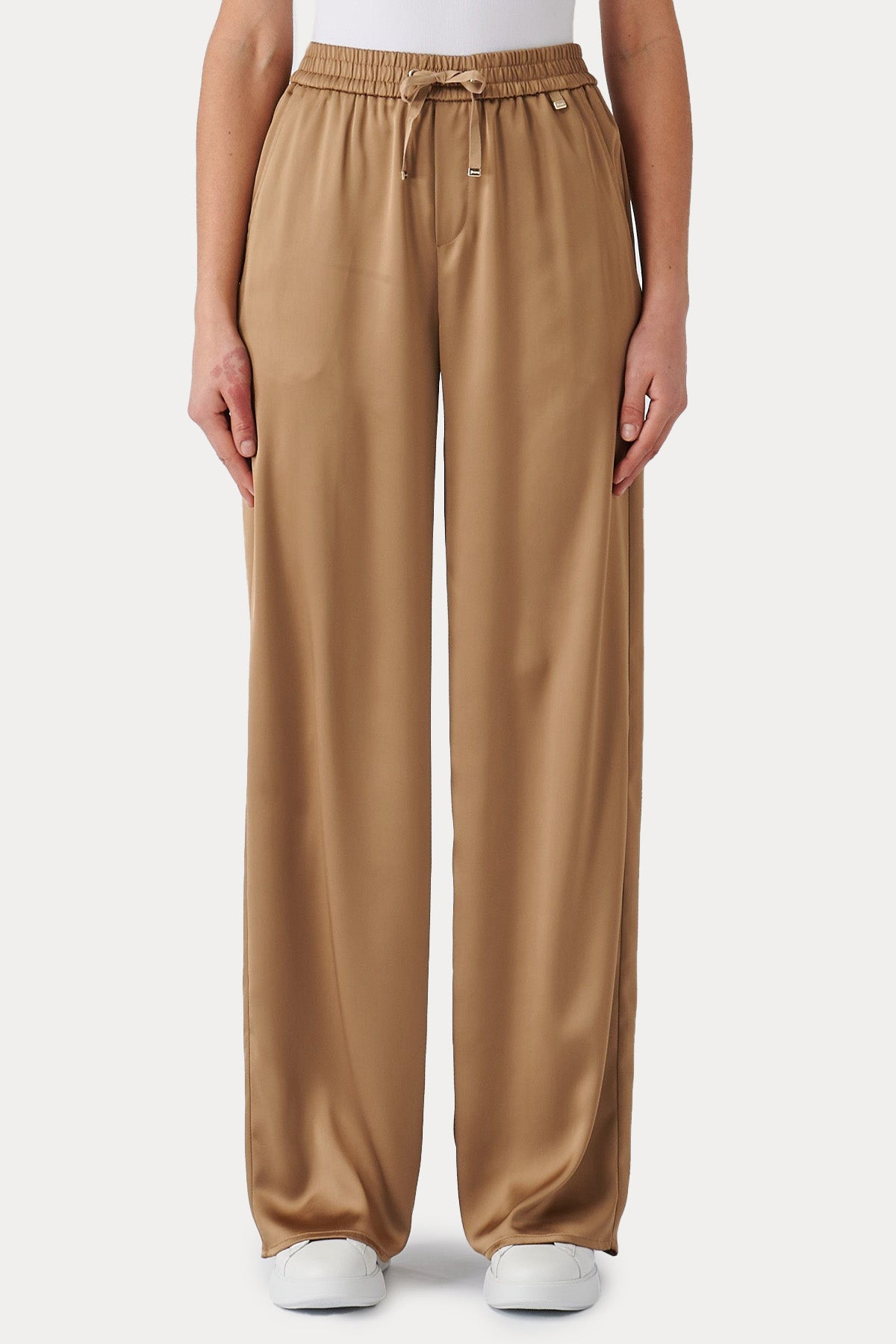 Herno Relaxed Fit Yandan Cepli Beli Lastikli Pantolon