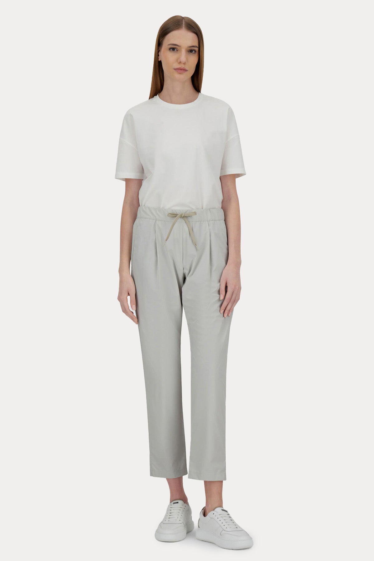 Herno Regular Fit Tek Pile Beli Lastikli Streç Pantolon