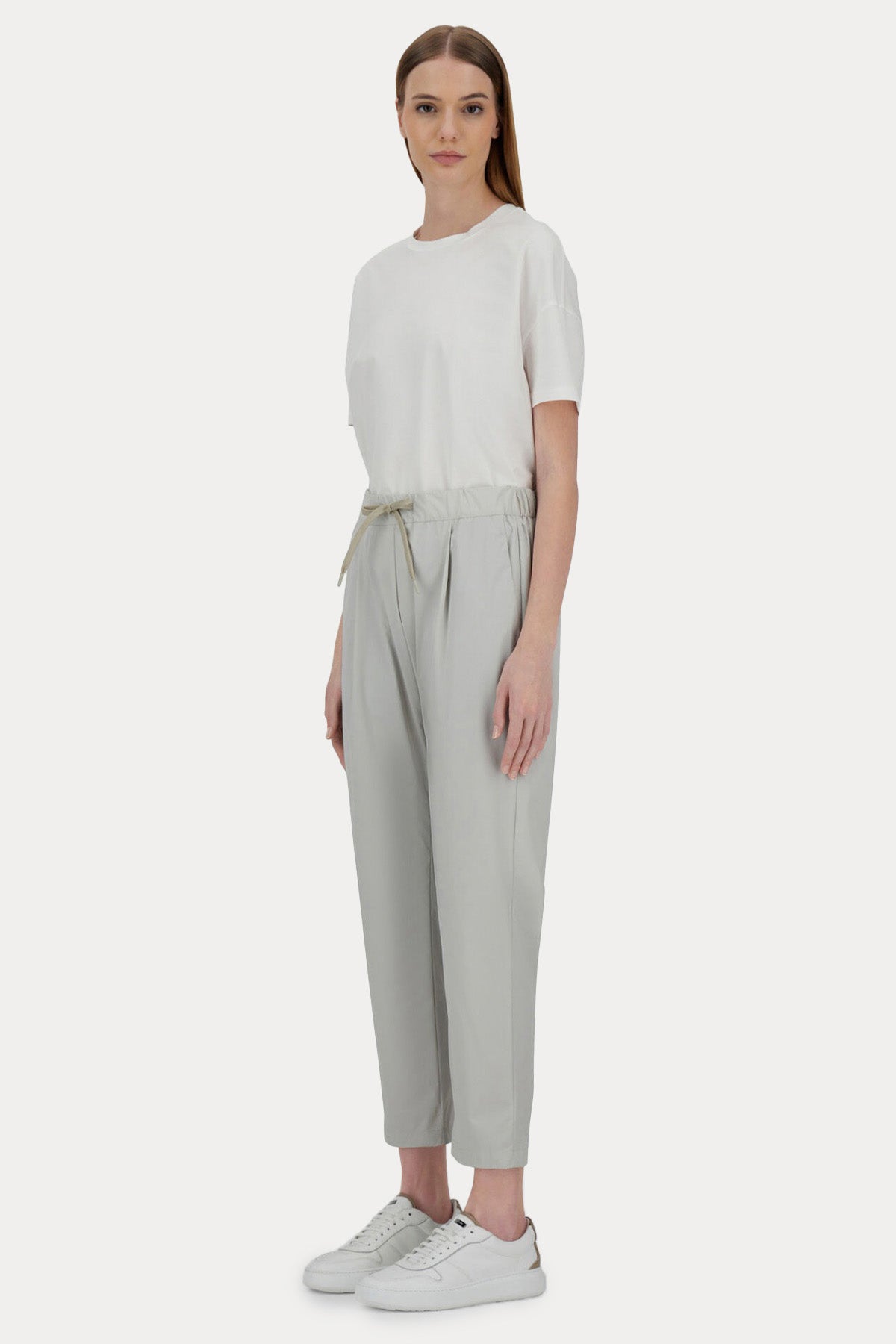 Herno Regular Fit Tek Pile Beli Lastikli Streç Pantolon