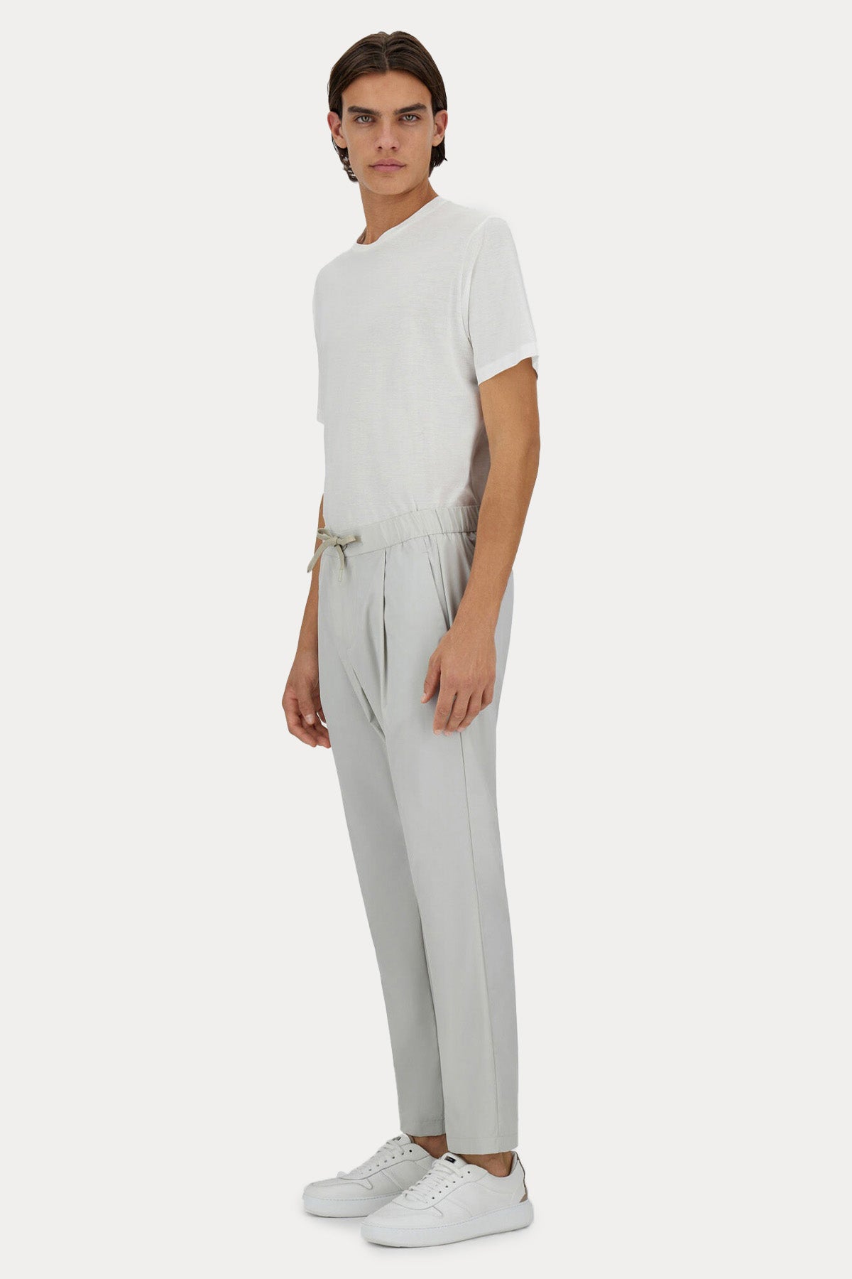 Herno Regular Fit Tek Pile Beli Lastikli Streç Pantolon