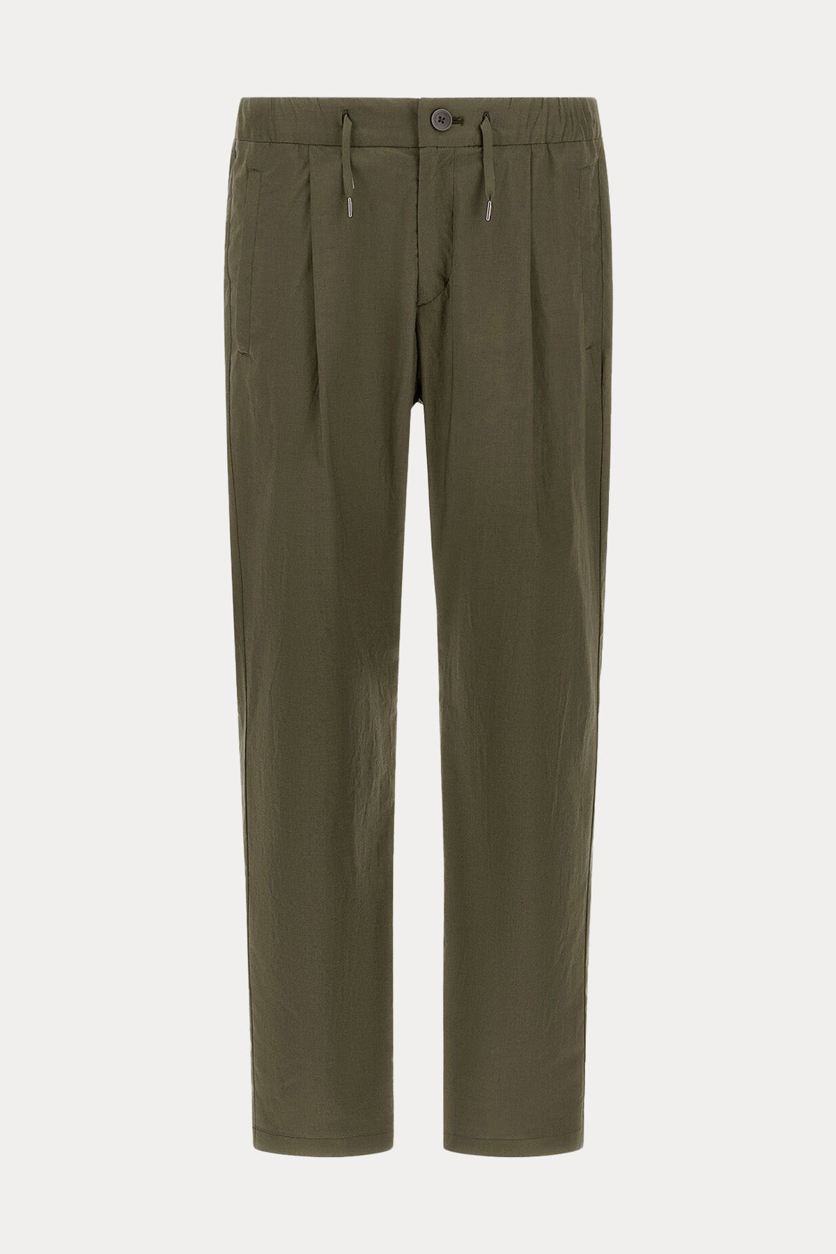 Herno Tek Pile Beli Lastikli Yandan Cepli Streç Pantolon