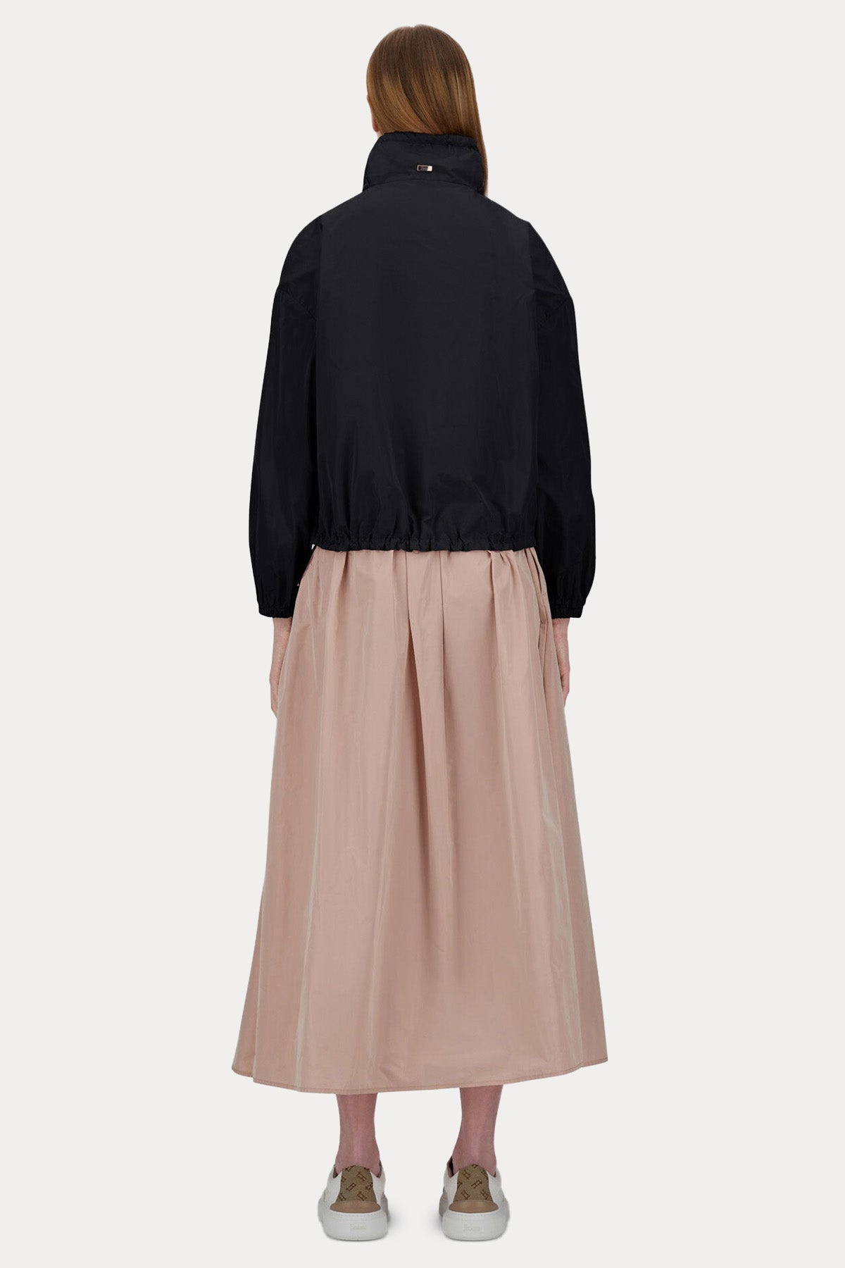 Herno Relaxed Fit Yakası Büzgülü Ceket