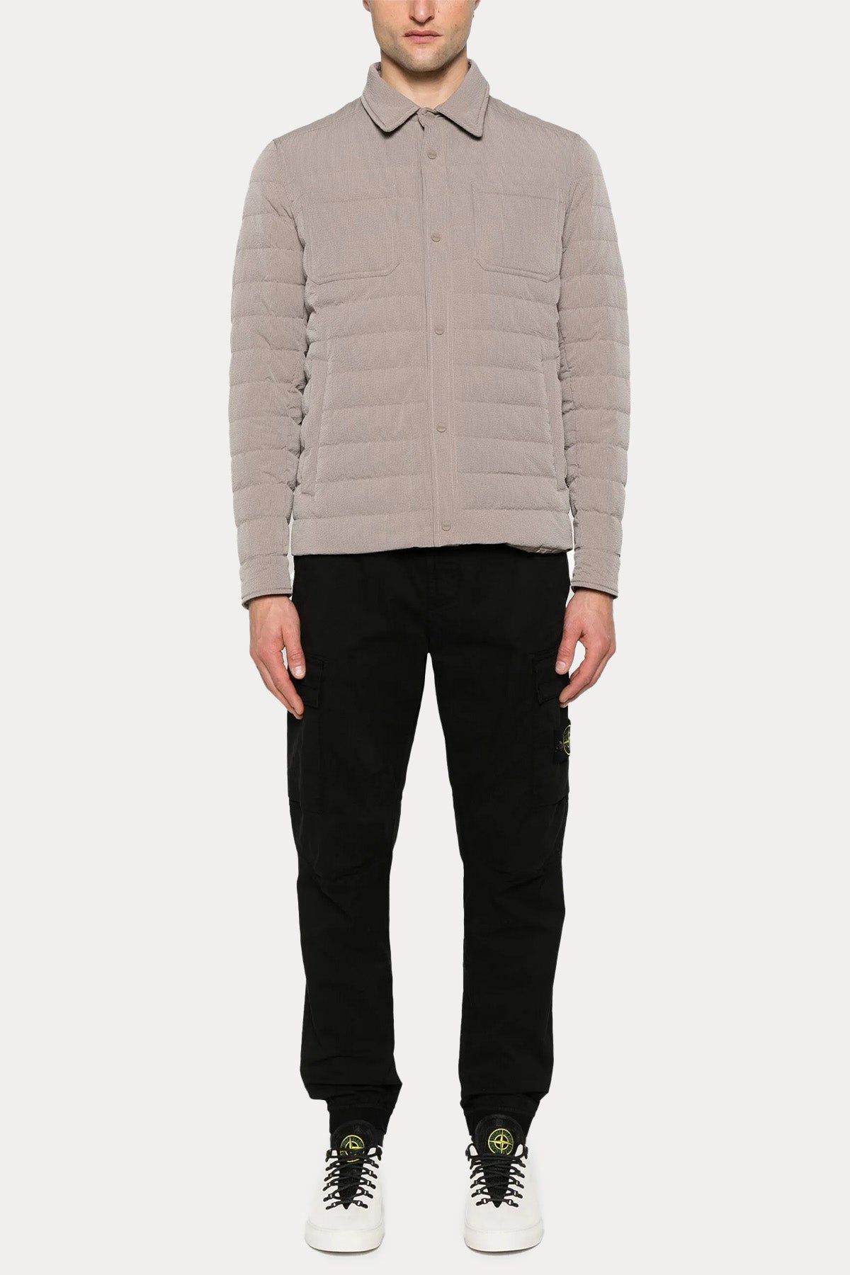 Herno Regular Fit Dokulu Kumaş Puffer Ceket Mont