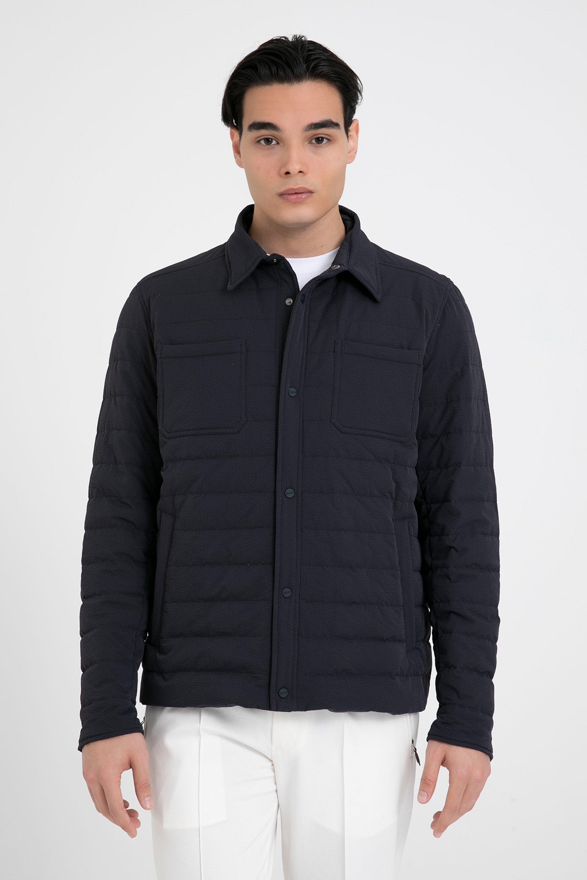 Herno Regular Fit Dokulu Puffer Ceket Mont