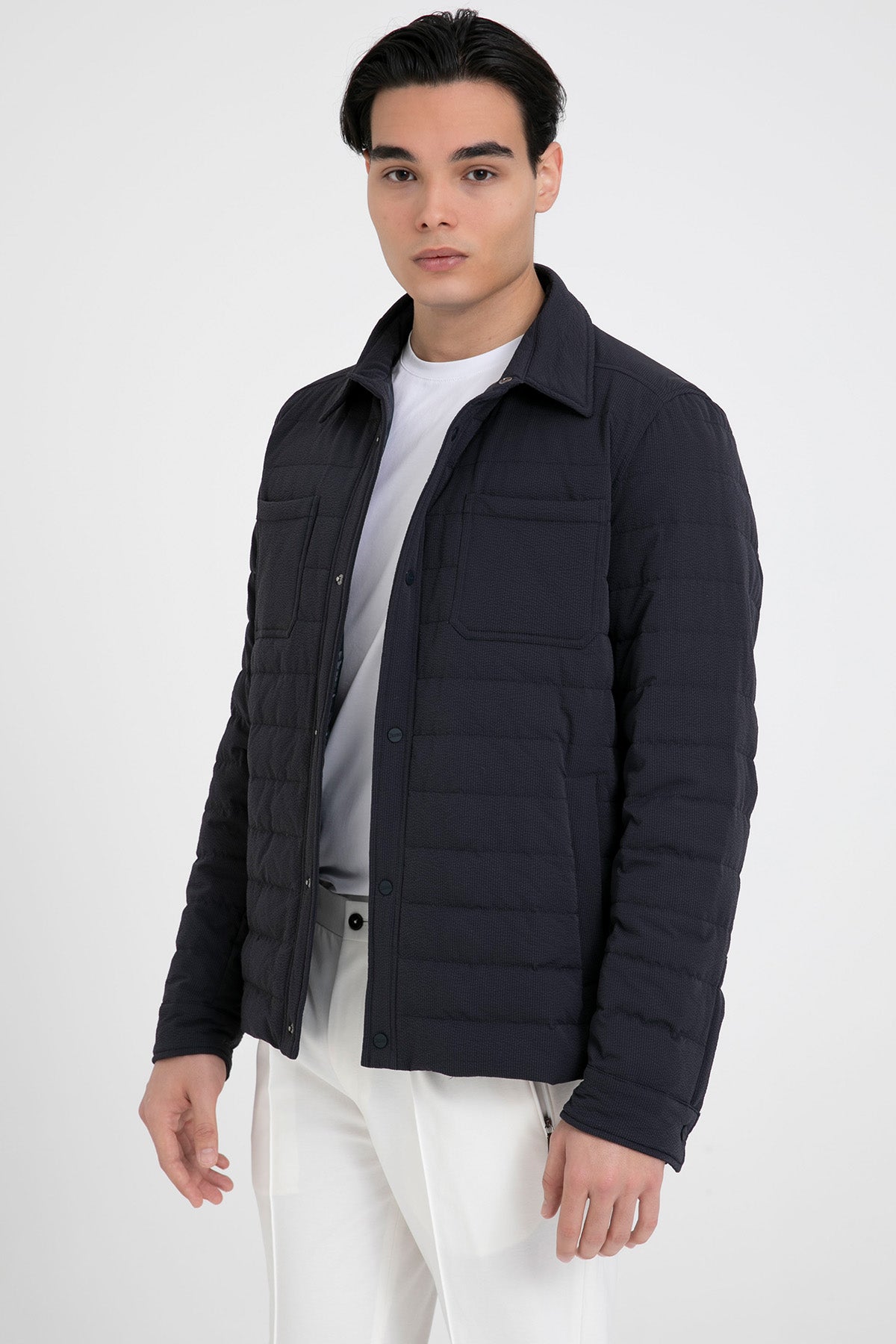 Herno Regular Fit Dokulu Puffer Ceket Mont