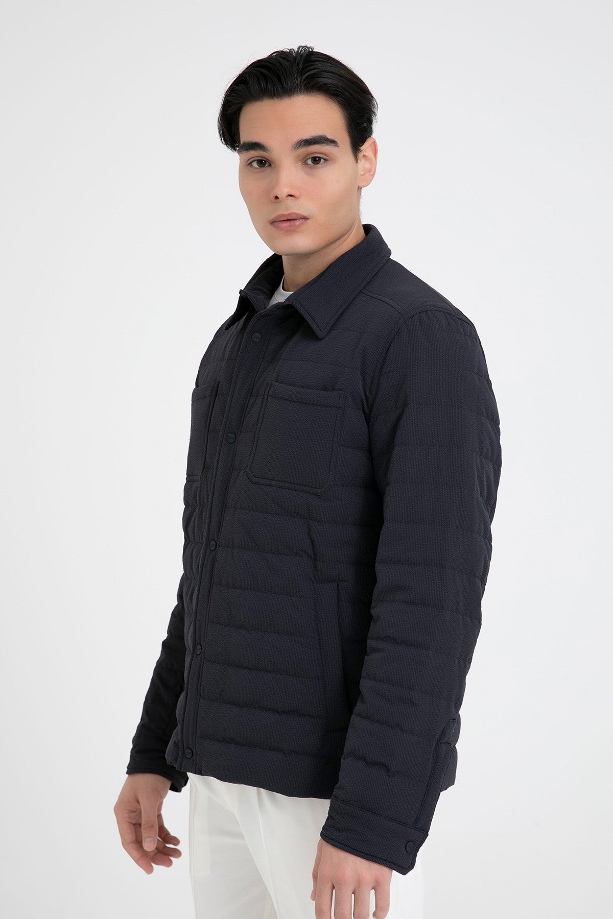 Herno Regular Fit Dokulu Puffer Ceket Mont