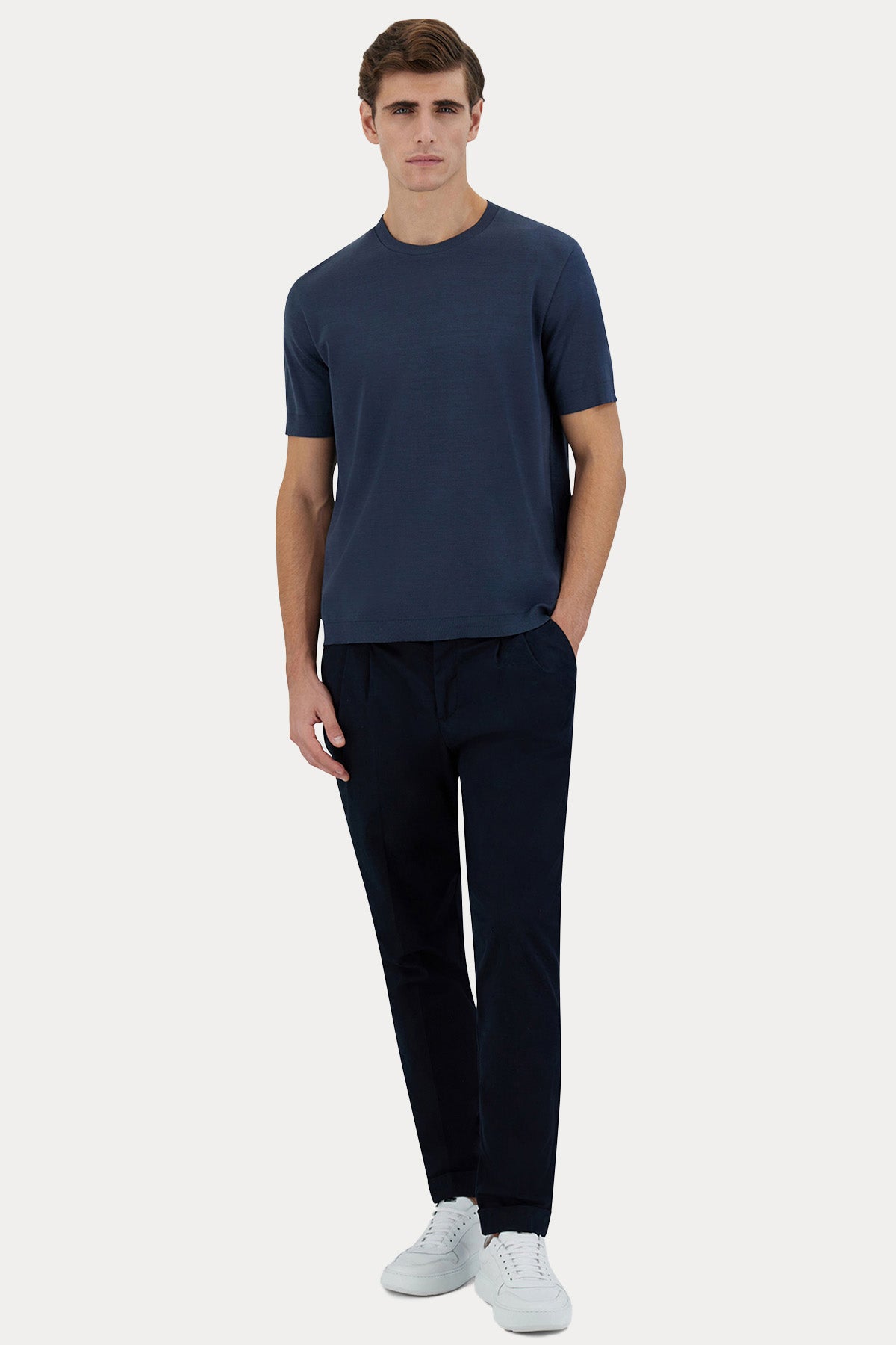 Herno Regular Fit Yuvarlak Yaka T-shirt