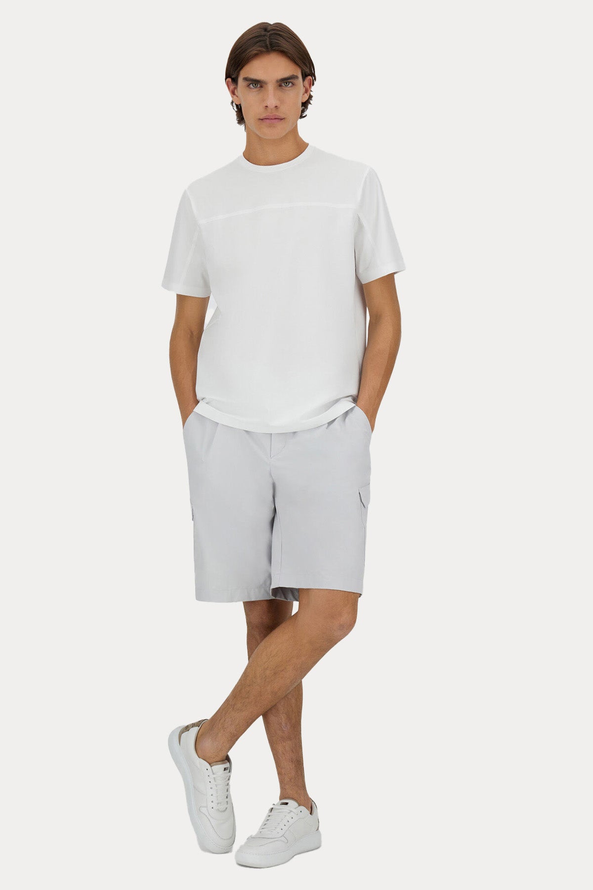 Herno Regular Fit Yuvarlak Yaka Streç T-shirt