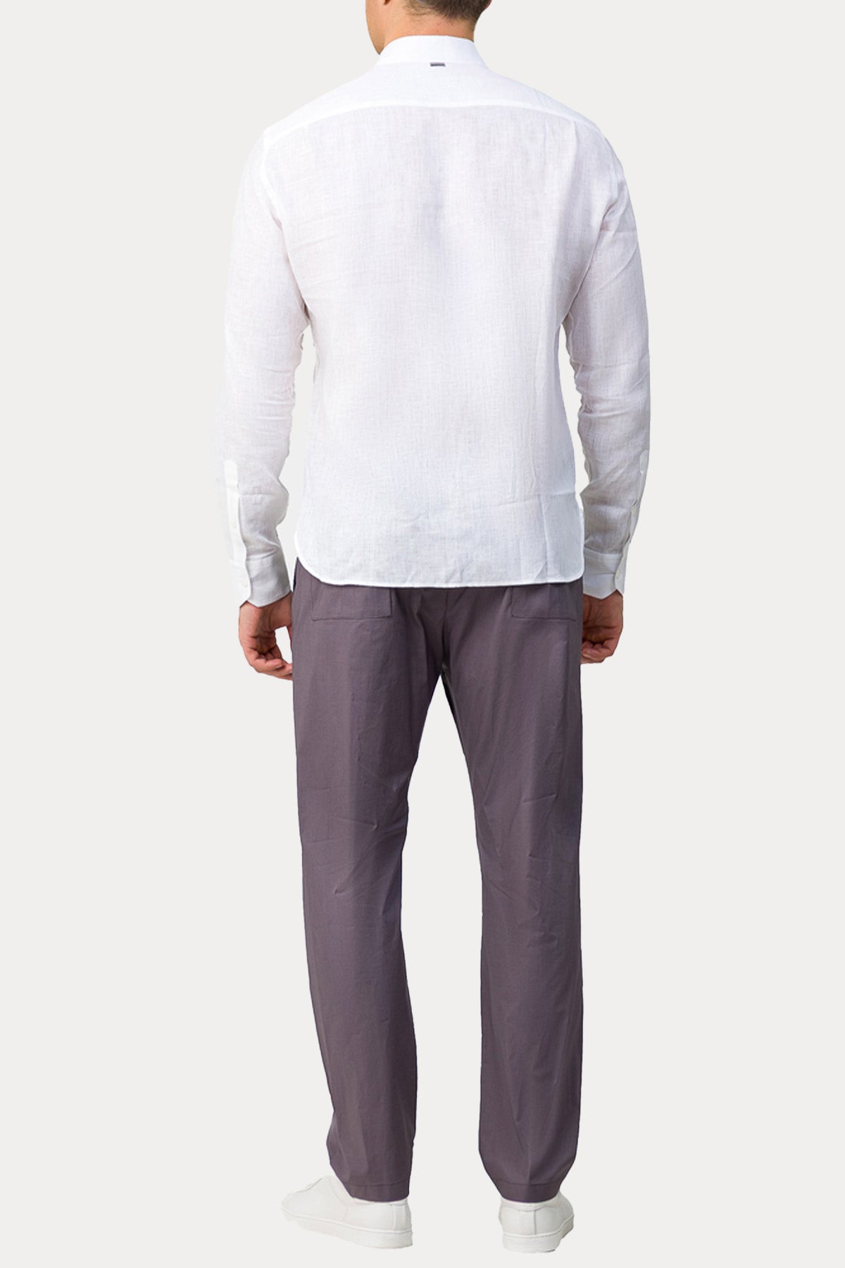 Herno Klasik Yaka Keten Gömlek