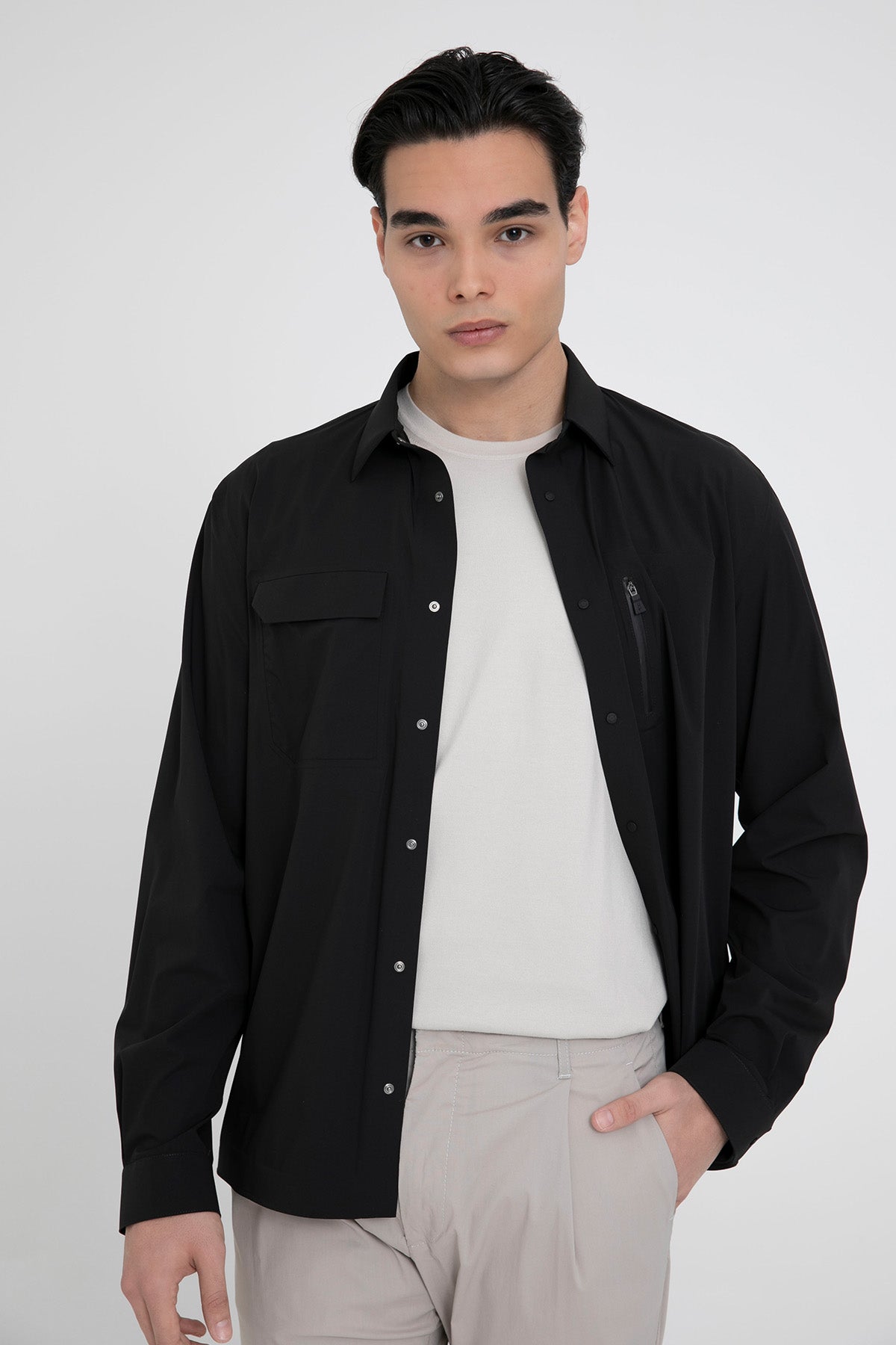 Herno Regular Fit Streç Gömlek Ceket