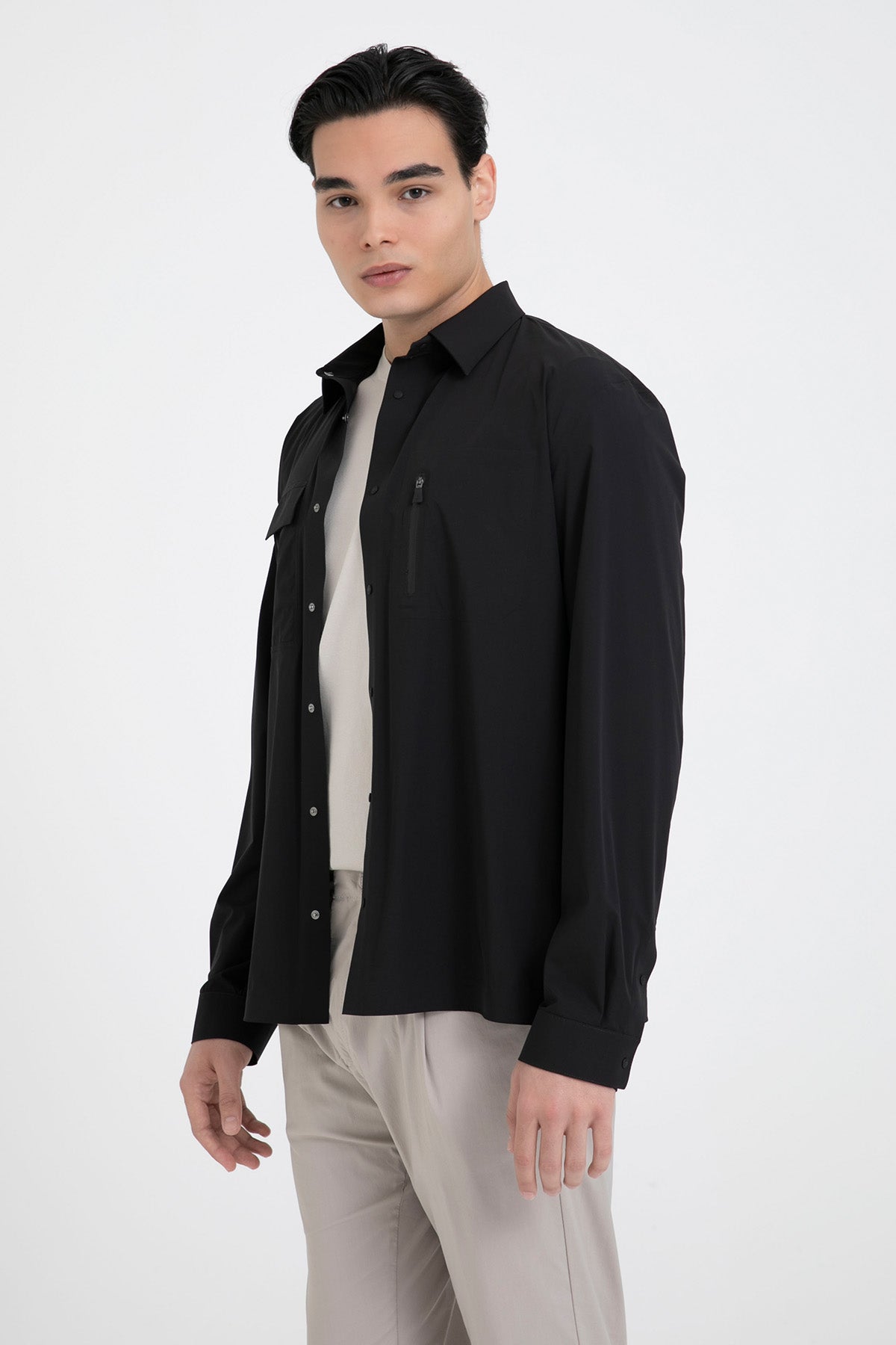 Herno Regular Fit Streç Gömlek Ceket