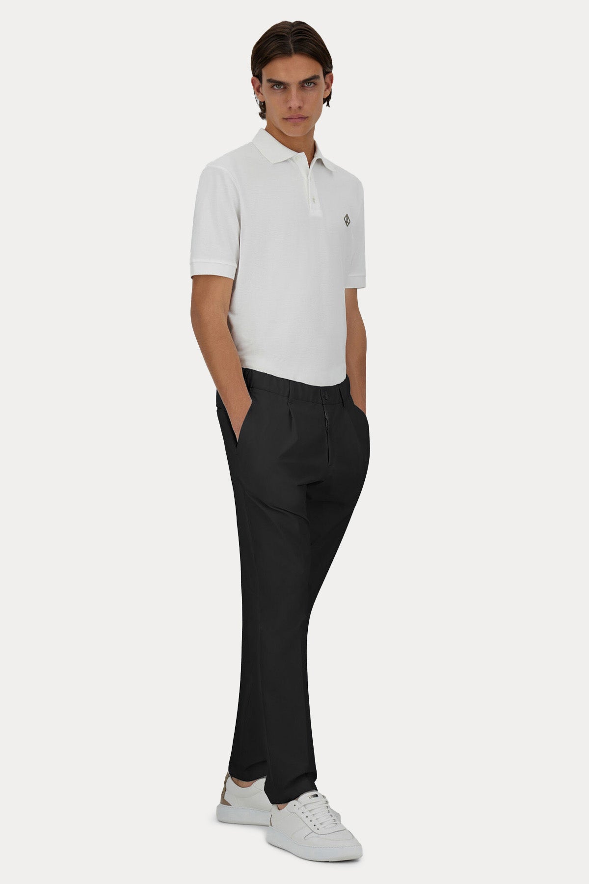 Herno Regular Fit Tek Pile Beli Lastikli Pantolon