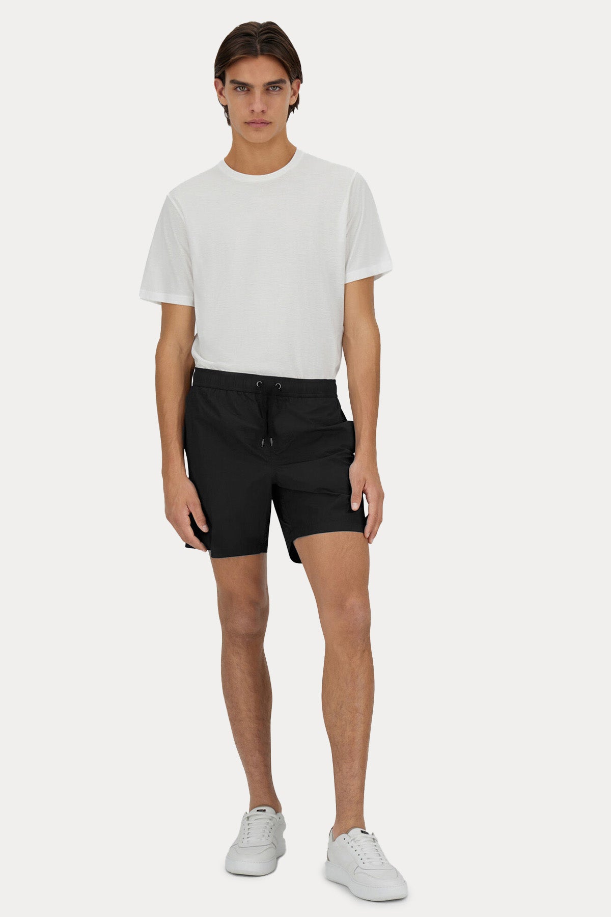 Herno Regular Fit Beli Lastikli Şort