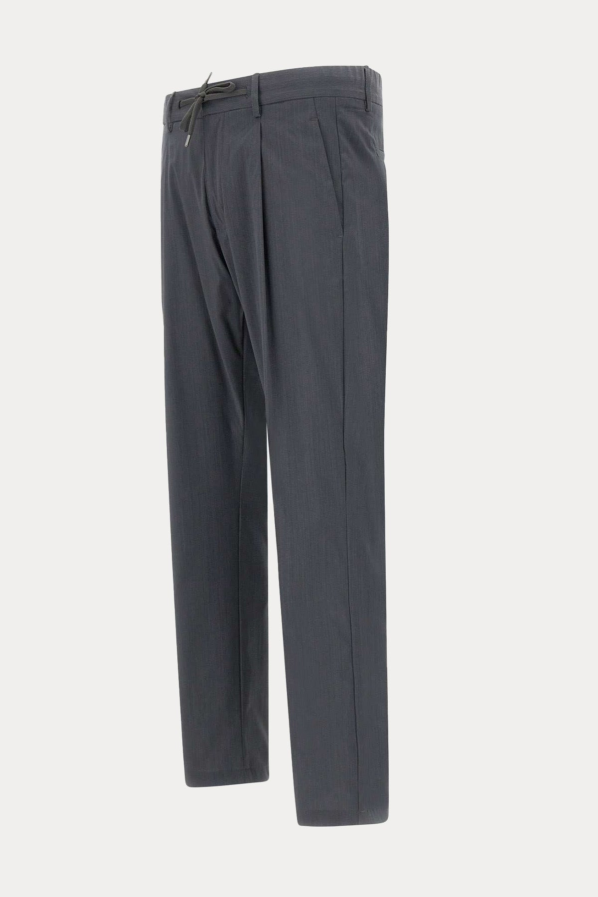 Herno Regular Fit Tek Pile Beli Lastikli Streç Pantolon