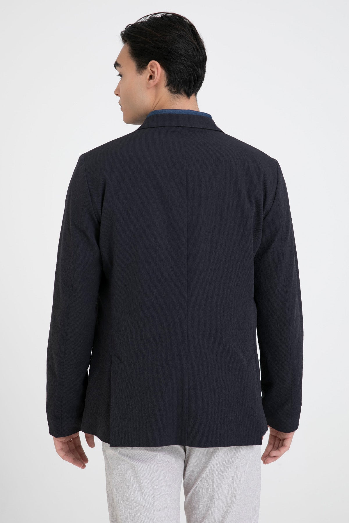 Herno Dokulu Kumaş Blazer Ceket