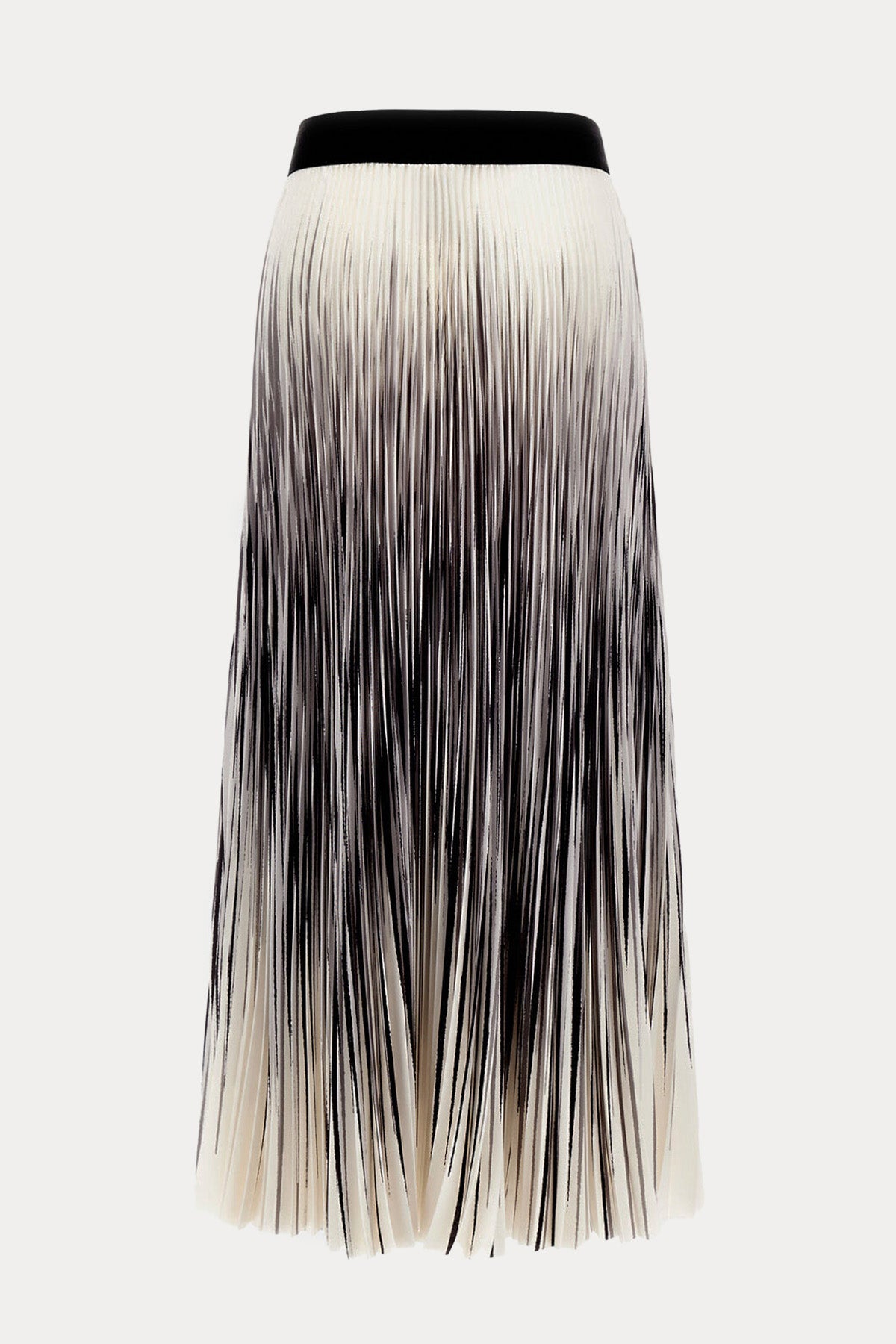 Herno Renkli Desenli Pileli Midi Etek