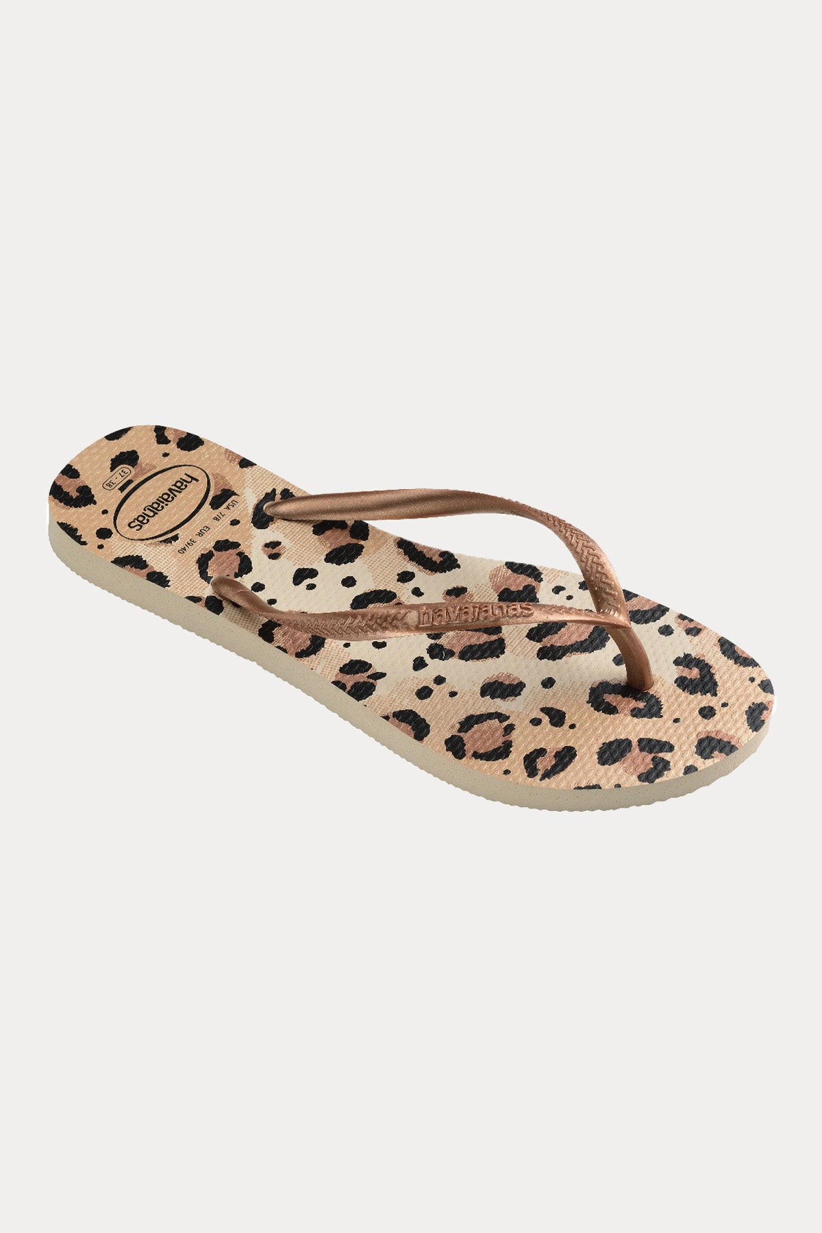 Havaianas Leopar Desenli Parmak Arası Terlik